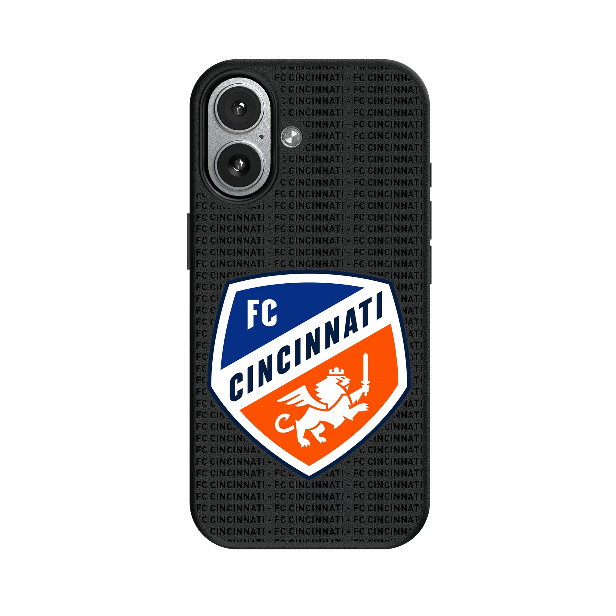 FC Cincinnati Text Backdrop iPhone MagSafe Compatible Phone Case for Apple iPhone#Device_iPhone 17