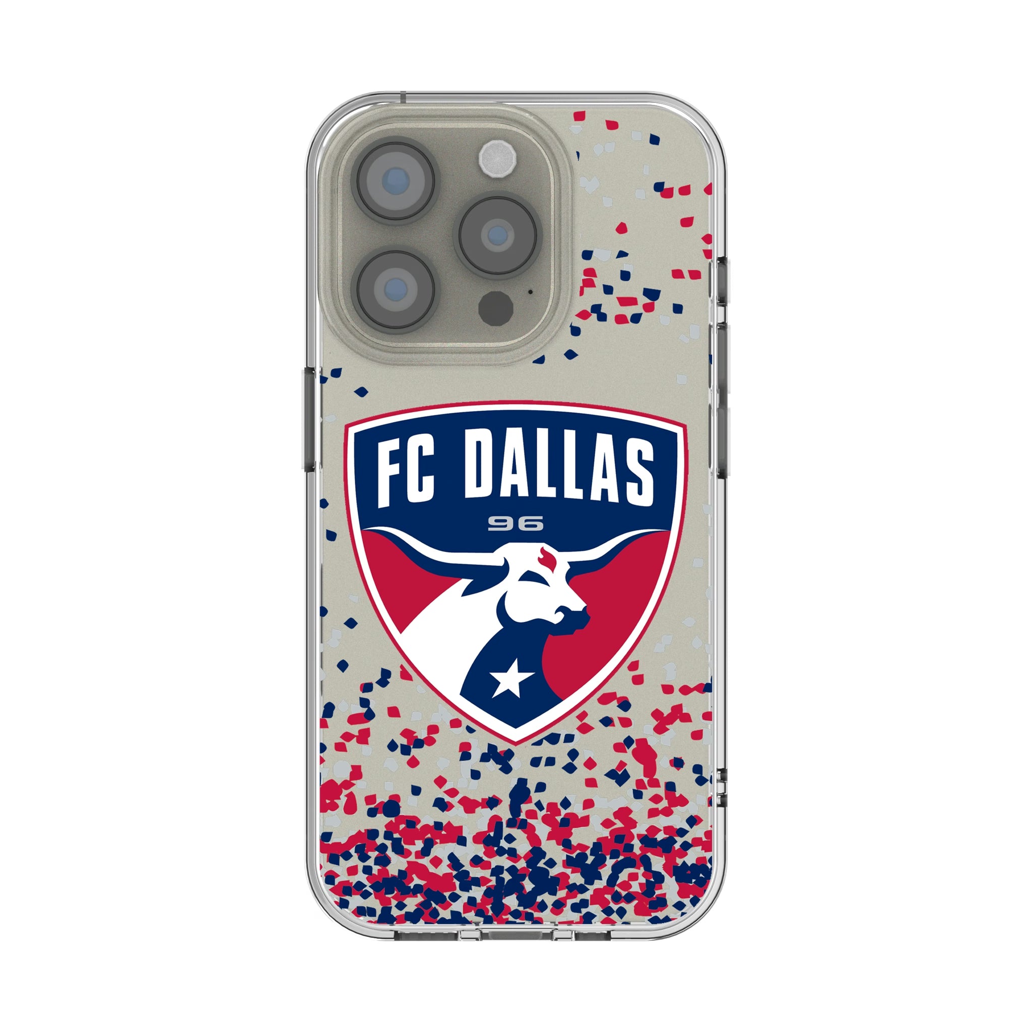 FC Dallas Confetti iPhone Clear Phone Case for Apple iPhone