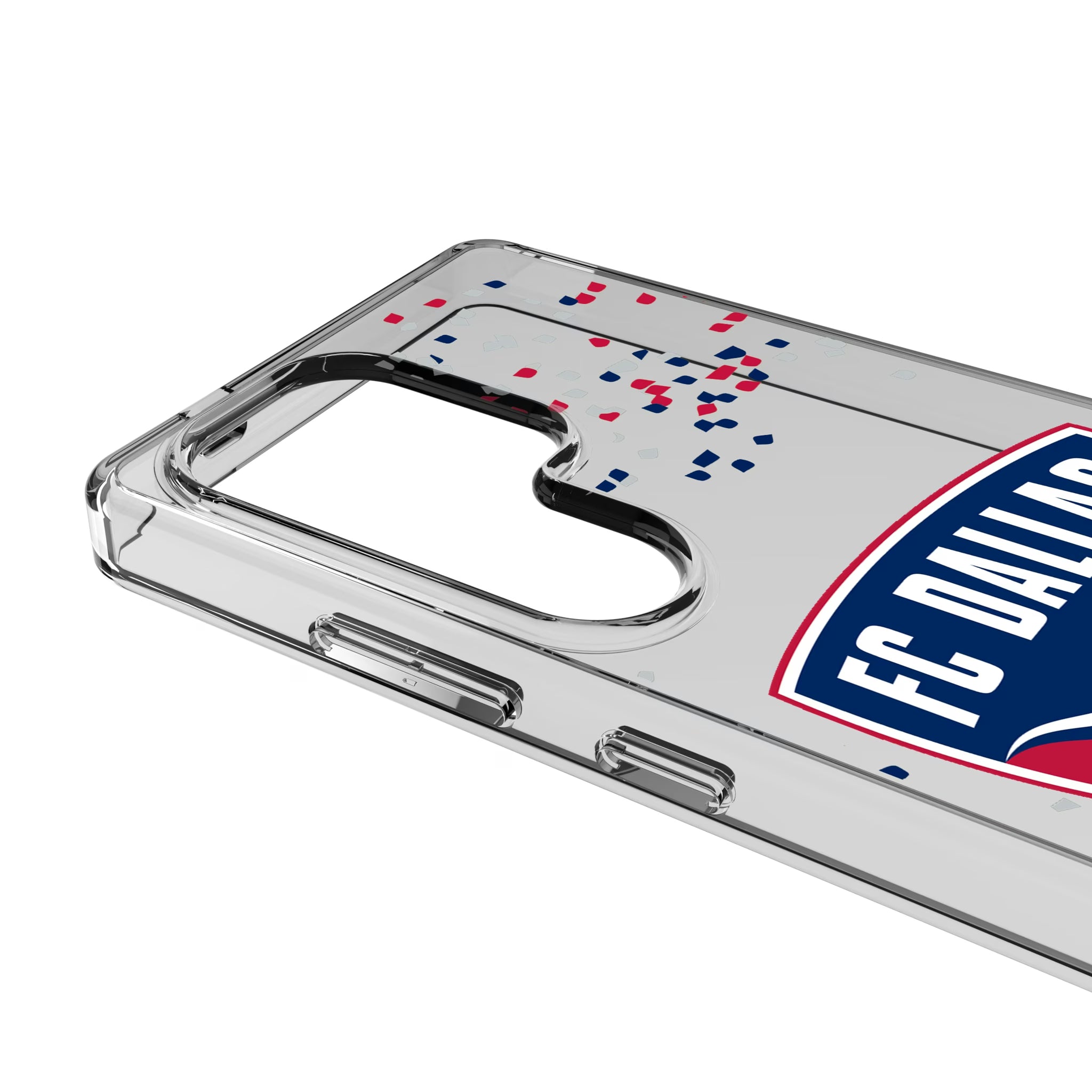 FC Dallas Confetti Galaxy Clear Phone Case for Samsung Galaxy - Detail
