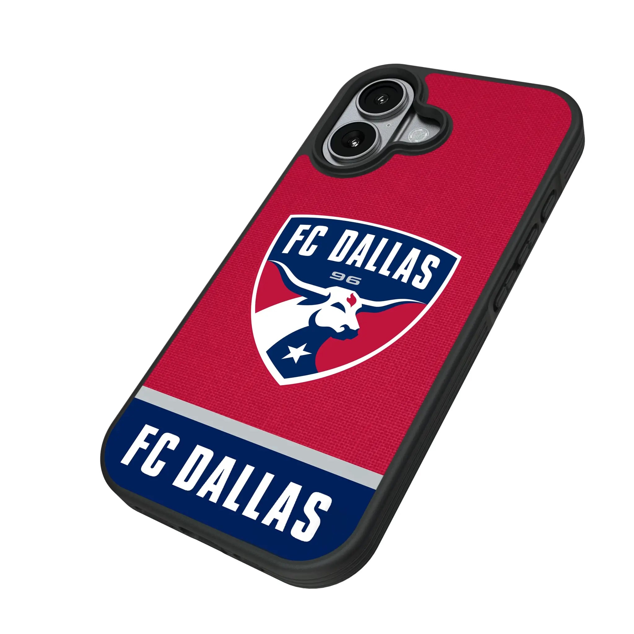 FC Dallas Endzone Solid iPhone Bump Phone Case for Apple iPhone - Isometric View#Device_iPhone 17