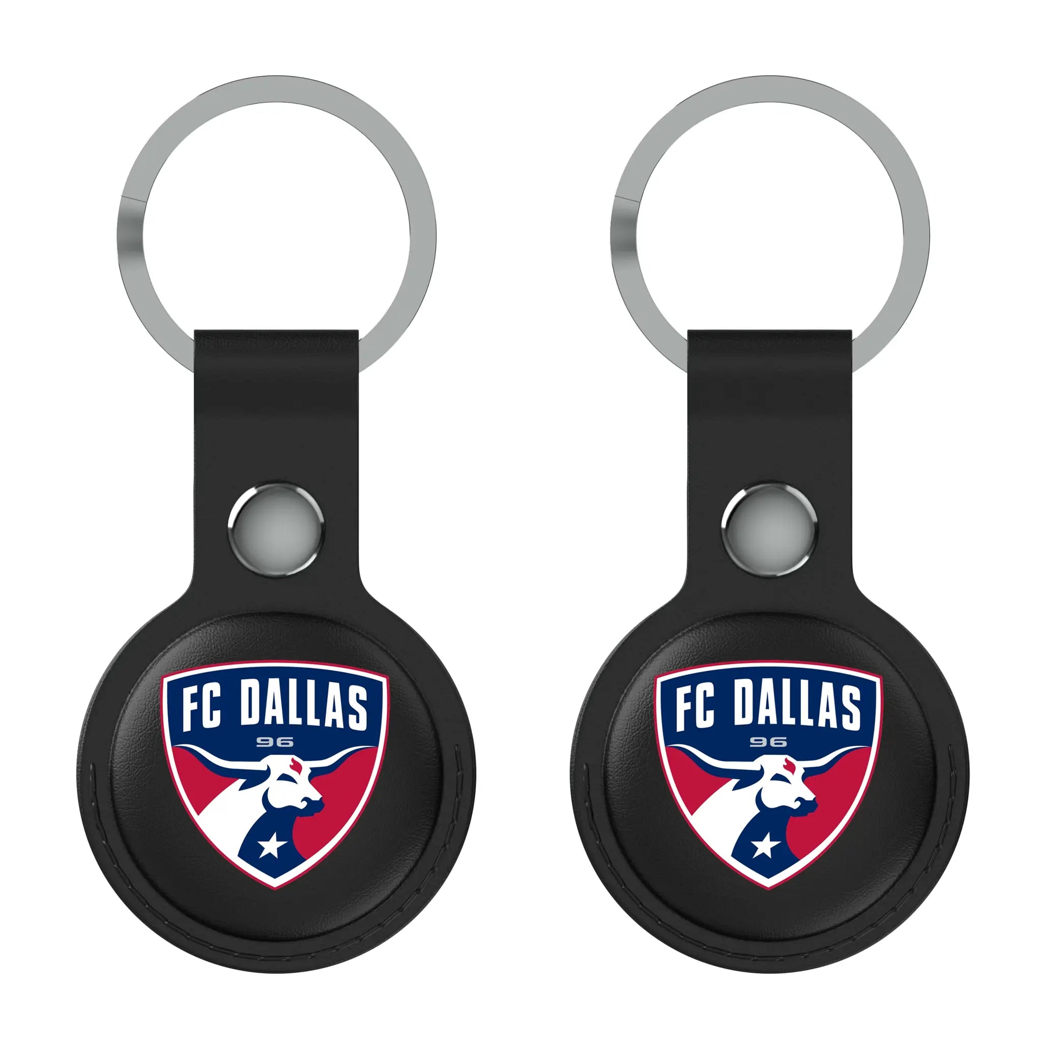 FC Dallas Insignia AirTag Black Airtag Holder 2-Pack