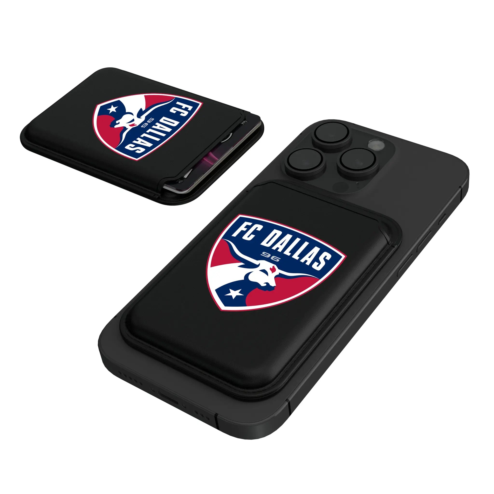 FC Dallas Insignia Black Magnetic Credit Card Wallet