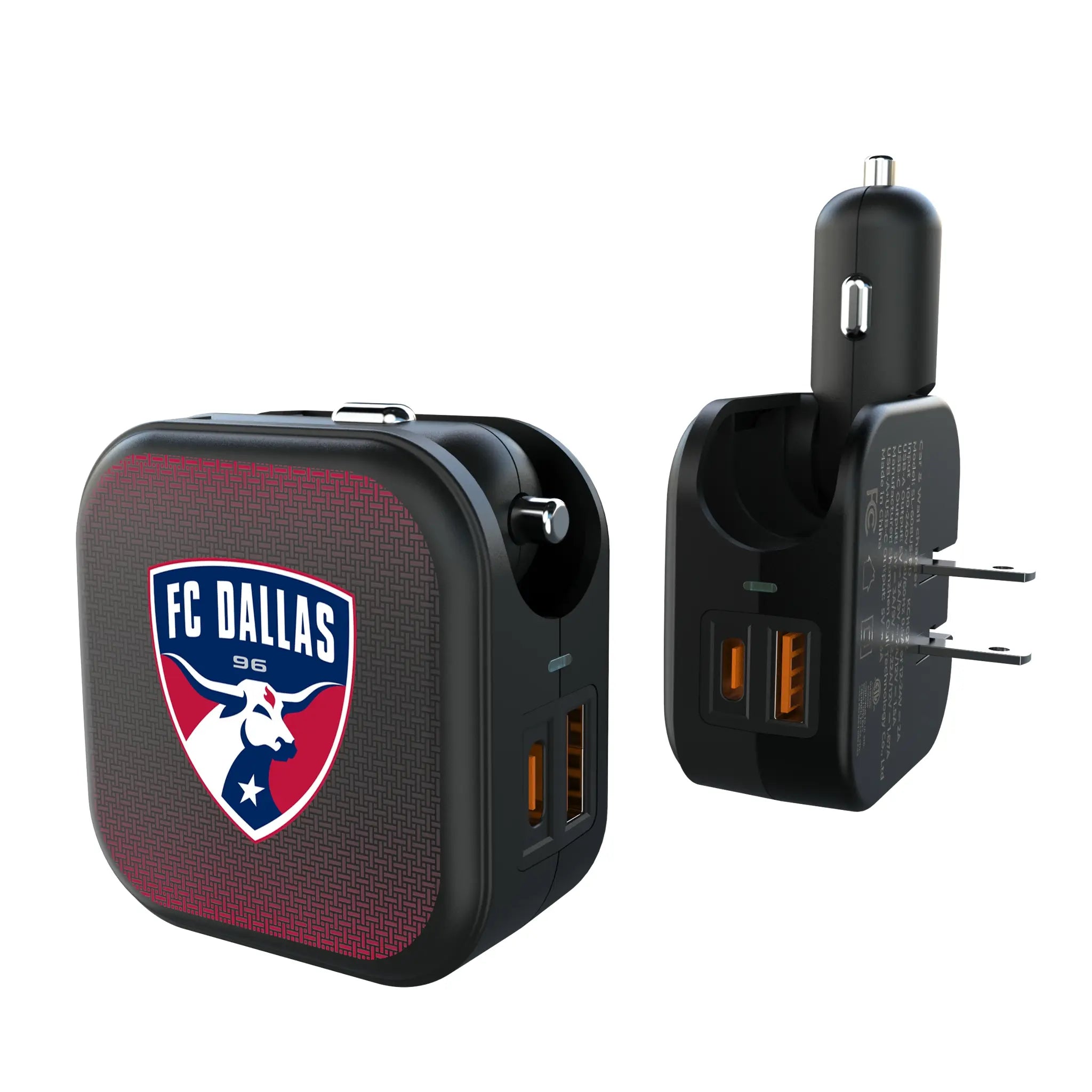 FC Dallas Linen 2 in 1 USB A/C Charger