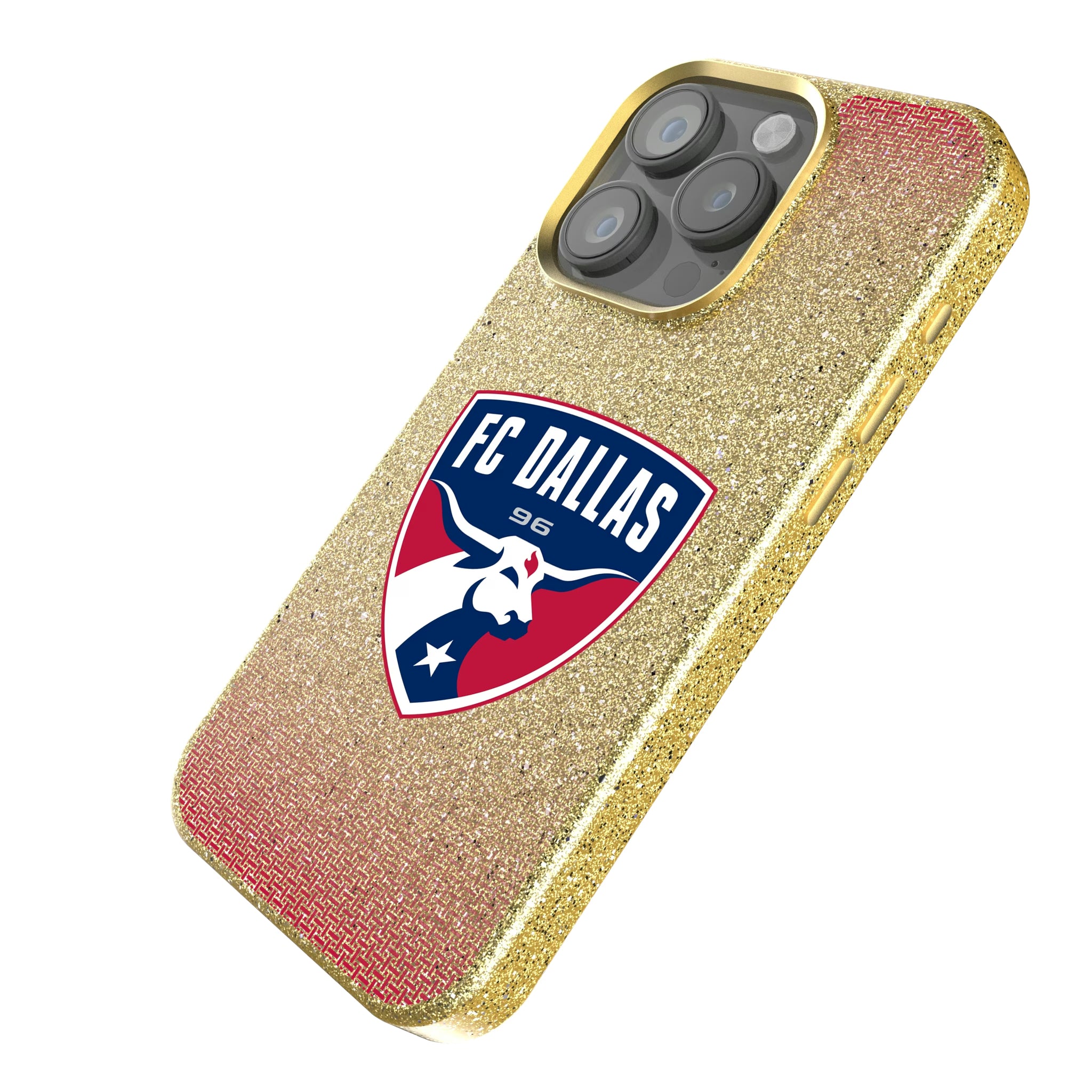FC Dallas Linen iPhone Bling Phone Case for Apple iPhone - Isometric View