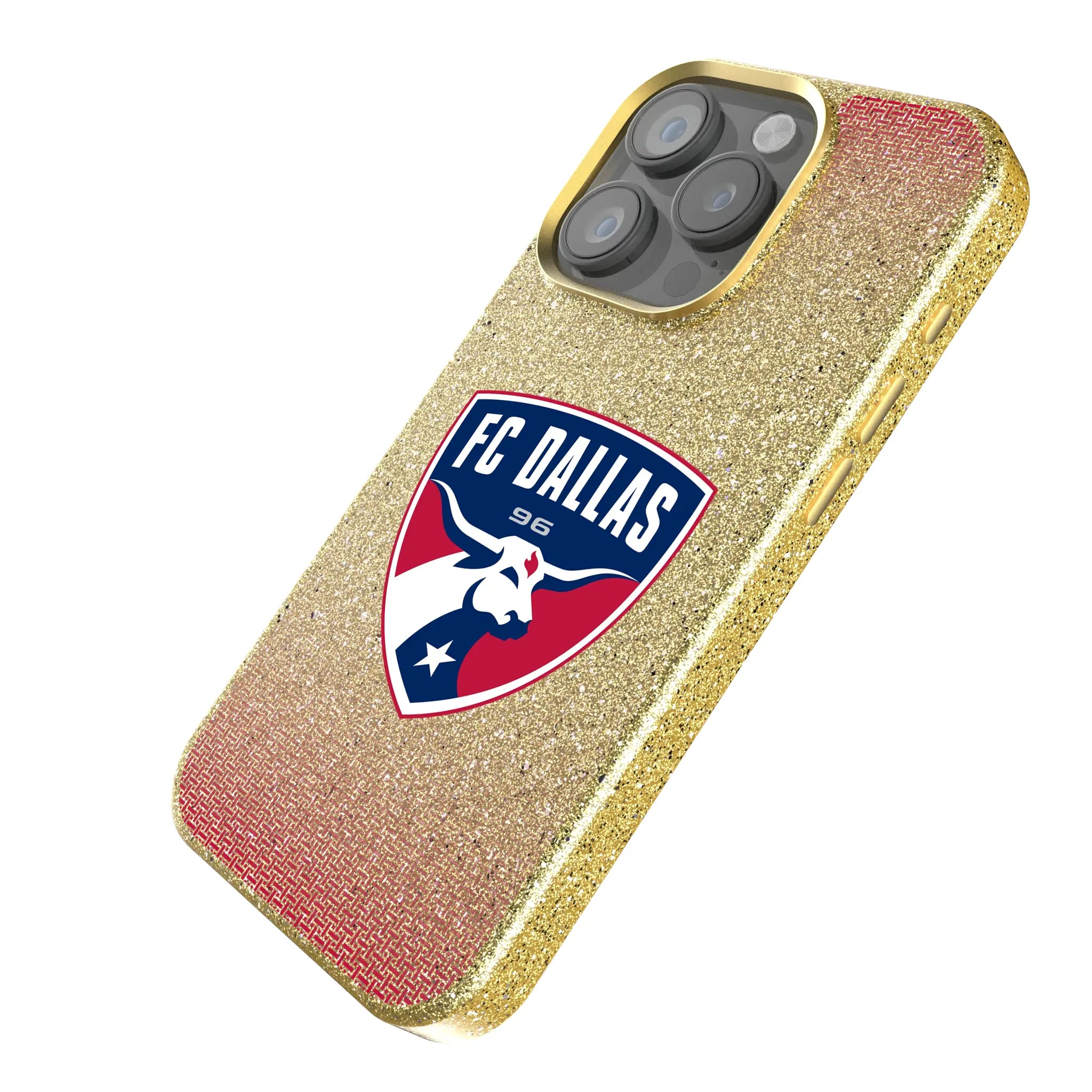 FC Dallas Linen iPhone Bling Phone Case for Apple iPhone - Isometric View