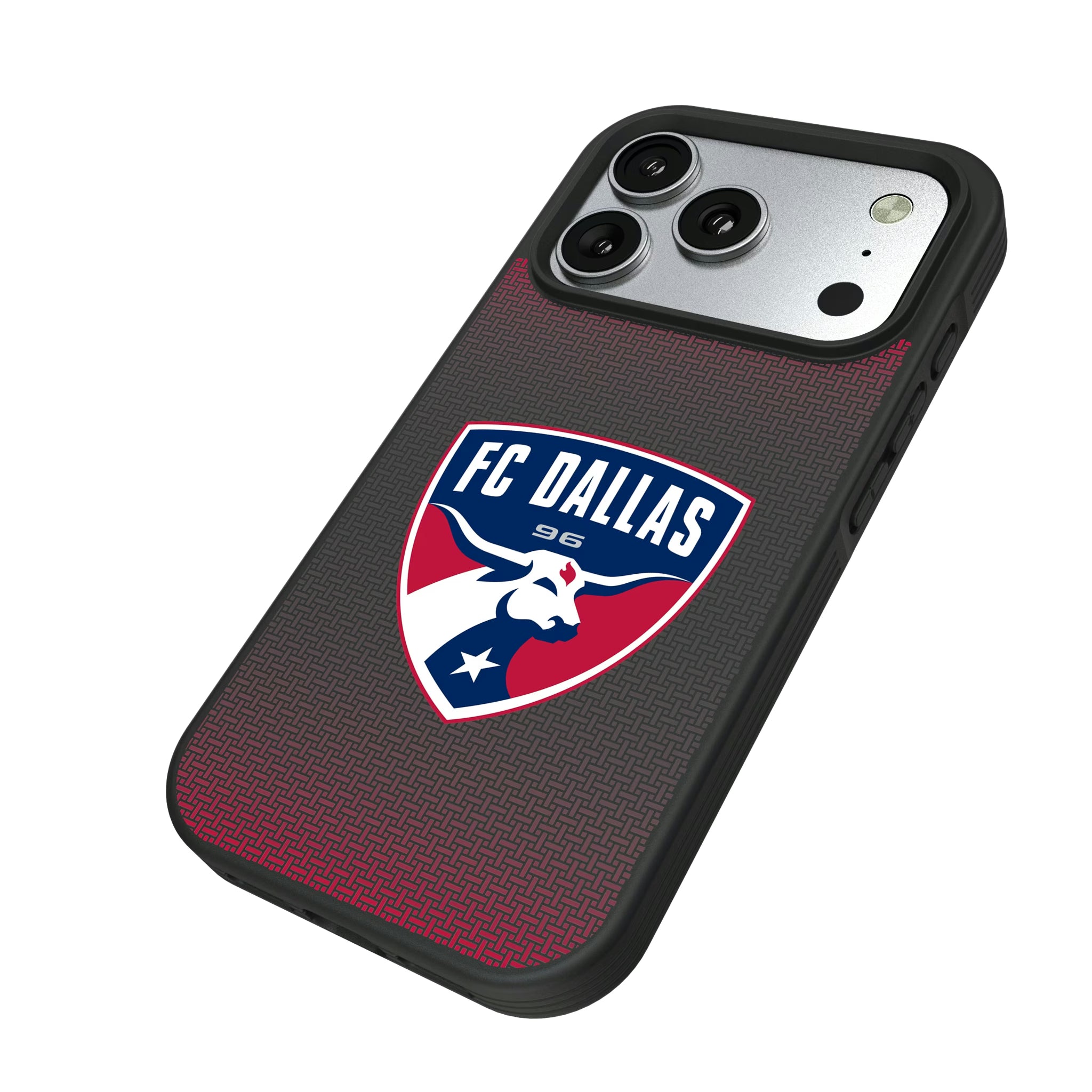 FC Dallas Linen iPhone Bump Phone Case for Apple iPhone - Isometric View#Device_iPhone 17 Pro