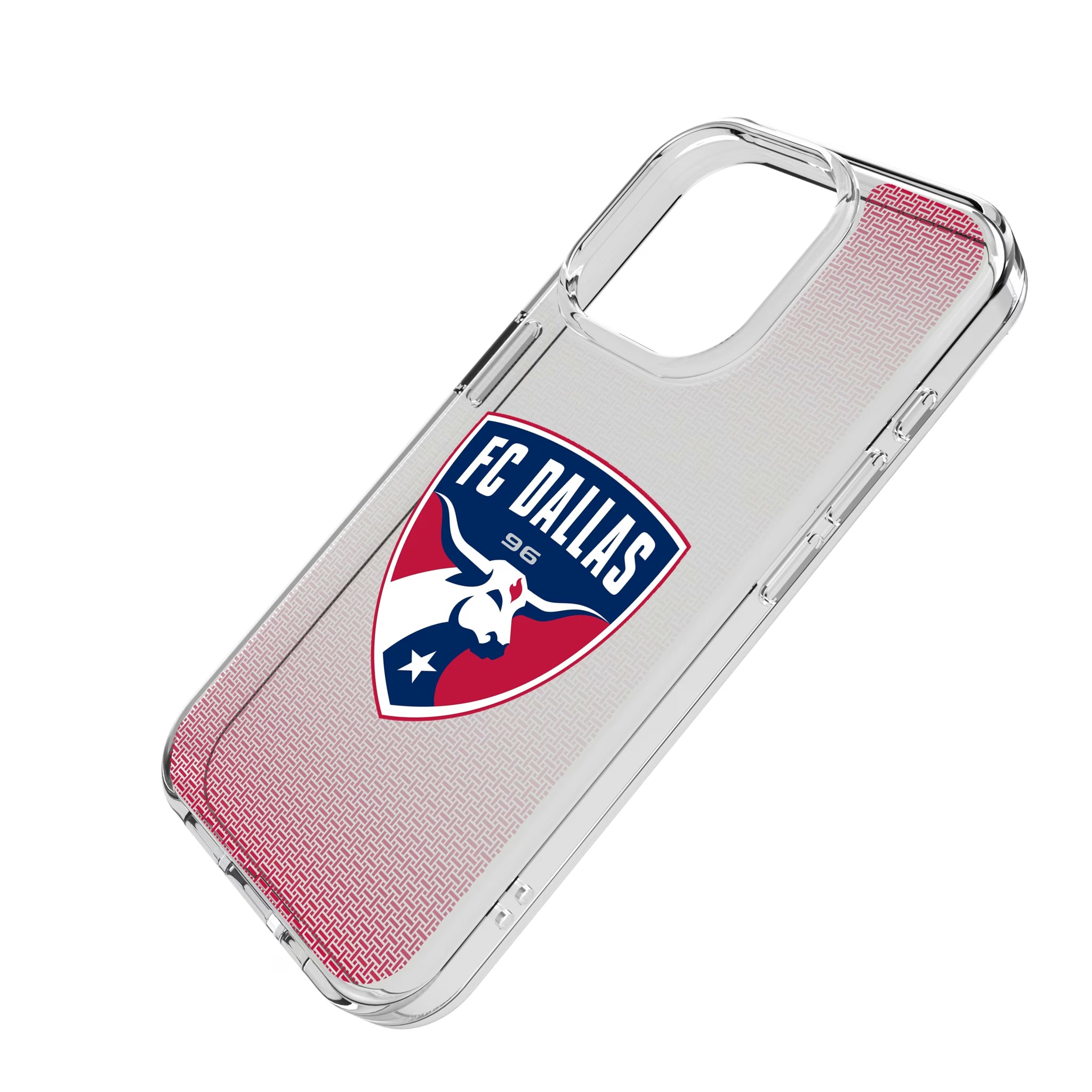 FC Dallas Linen iPhone Clear Phone Case for Apple iPhone - Isometric View