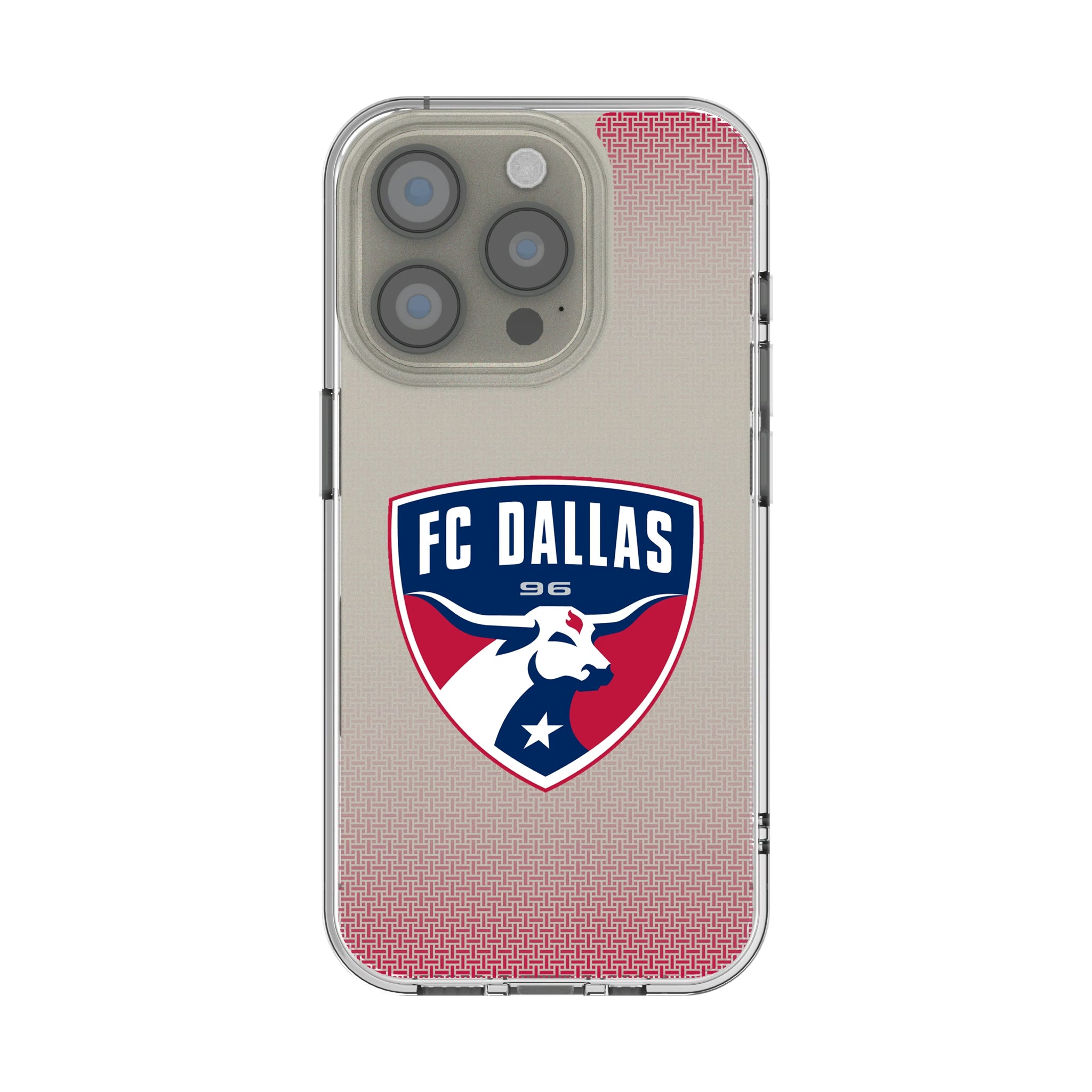 FC Dallas Linen iPhone Clear Phone Case for Apple iPhone