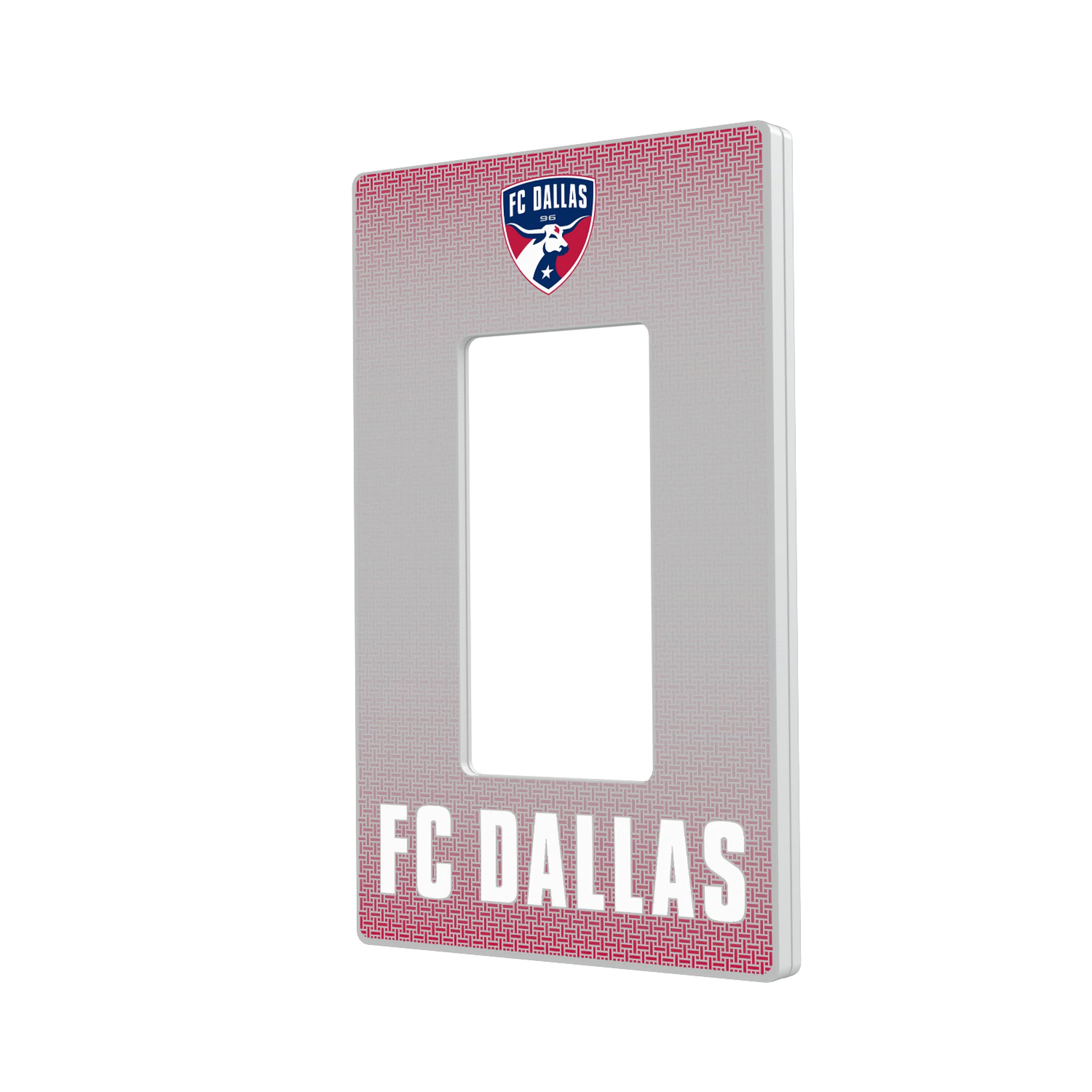 FC Dallas Linen Hidden-Screw Light Switch Plate#Style_Single Rocker