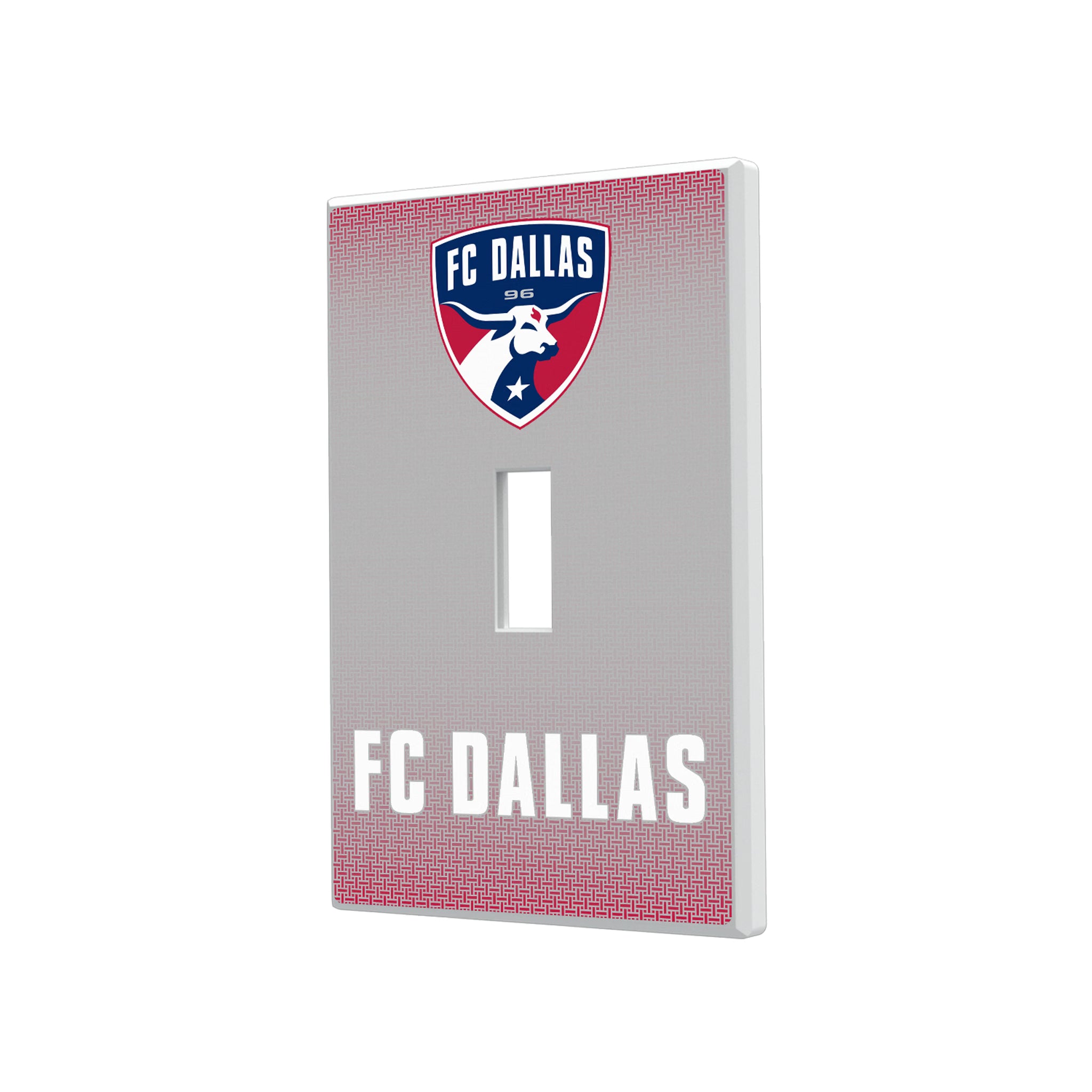 FC Dallas Linen Hidden-Screw Light Switch Plate#Style_Single Toggle
