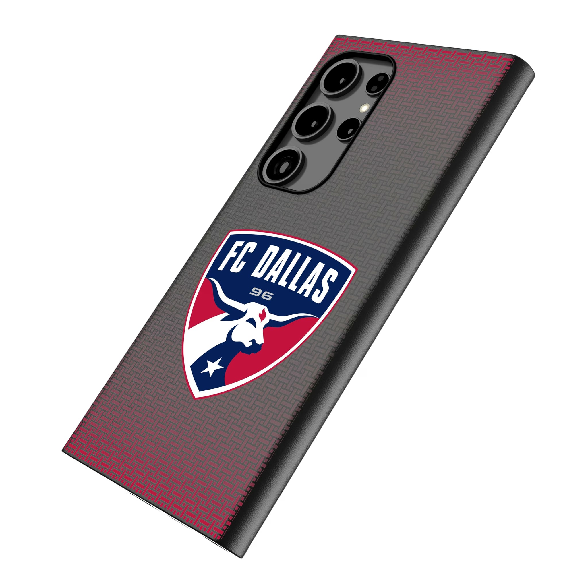FC Dallas Linen Galaxy MagSafe Compatible Phone Case for Samsung Galaxy - Isometric View