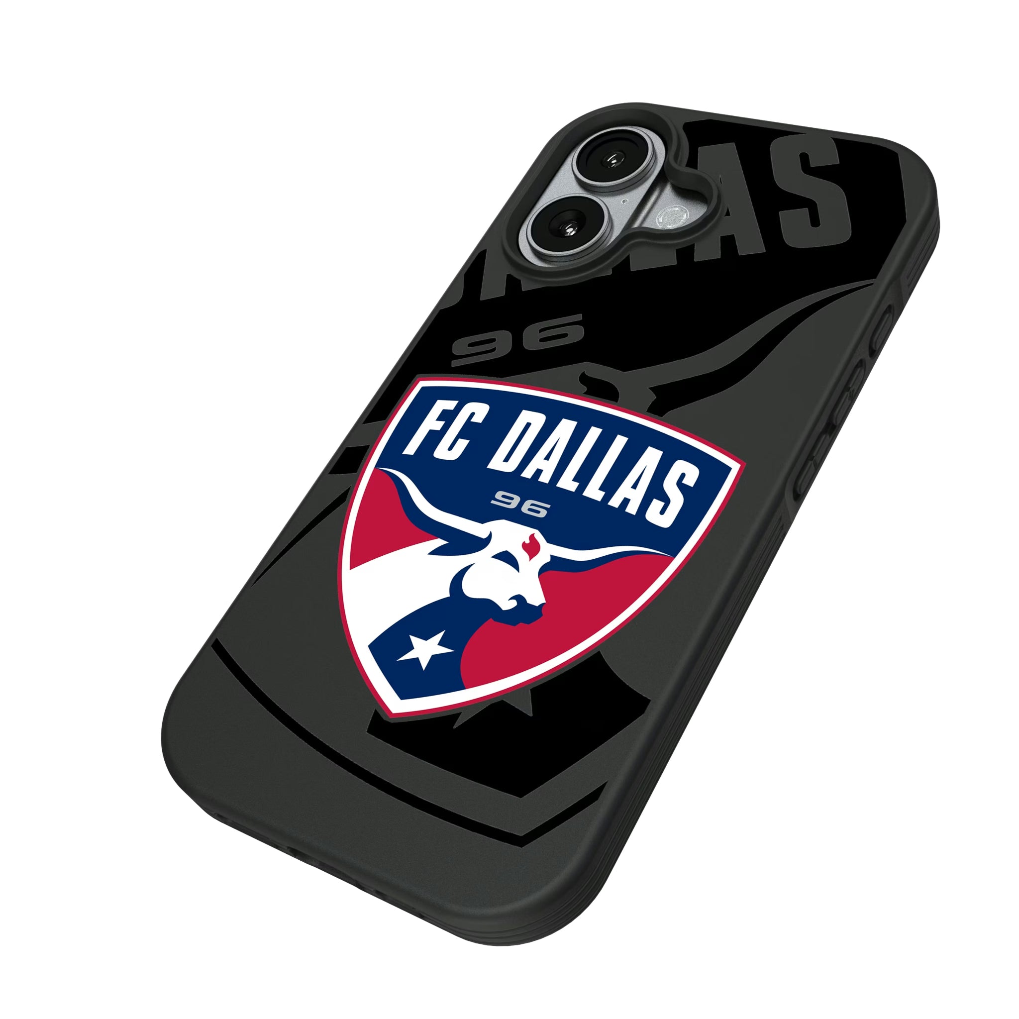 FC Dallas Monocolor Tilt iPhone Bump Phone Case for Apple iPhone - Isometric View#Device_iPhone 17