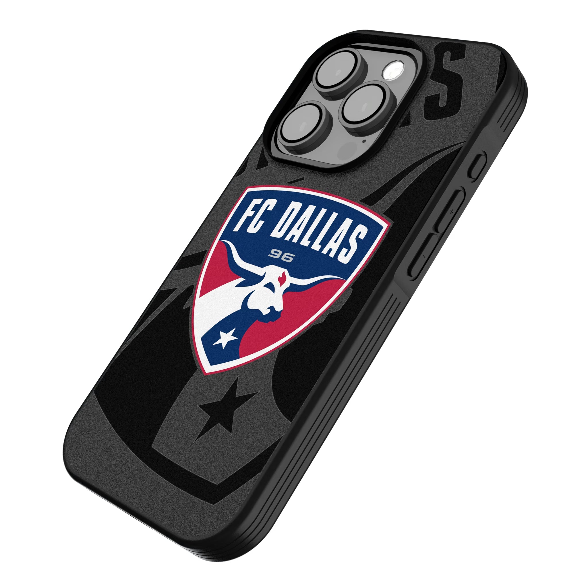 FC Dallas Monocolor Tilt iPhone Bump Phone Case for Apple iPhone - Isometric View