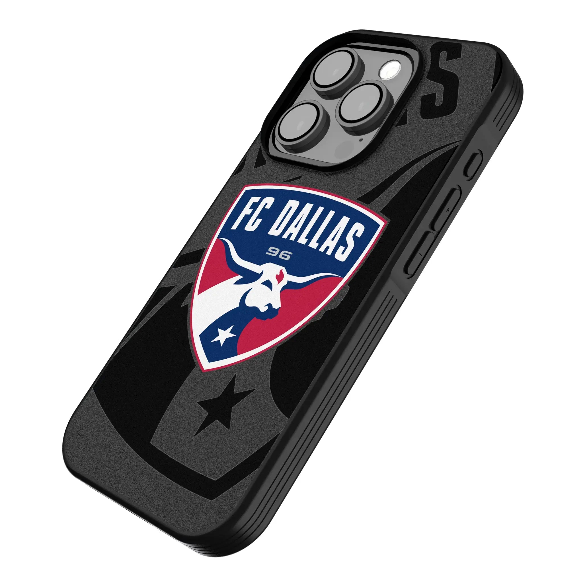 FC Dallas Monocolor Tilt iPhone Bump Phone Case for Apple iPhone - Isometric View