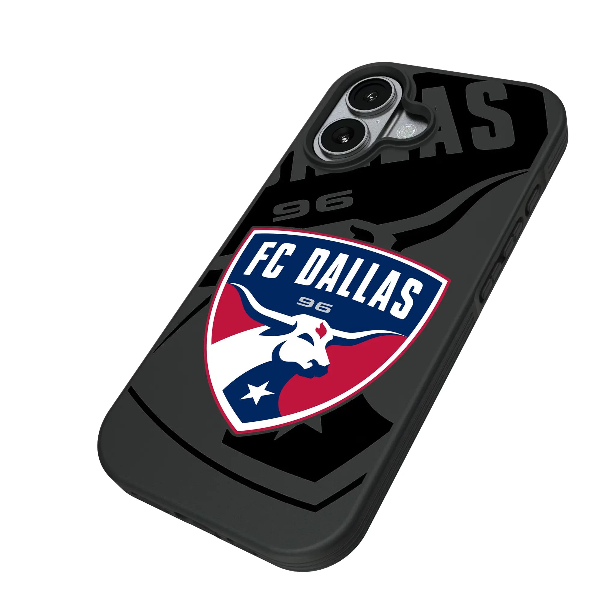 FC Dallas Monocolor Tilt iPhone Bump Phone Case for Apple iPhone - Isometric View#Device_iPhone 17