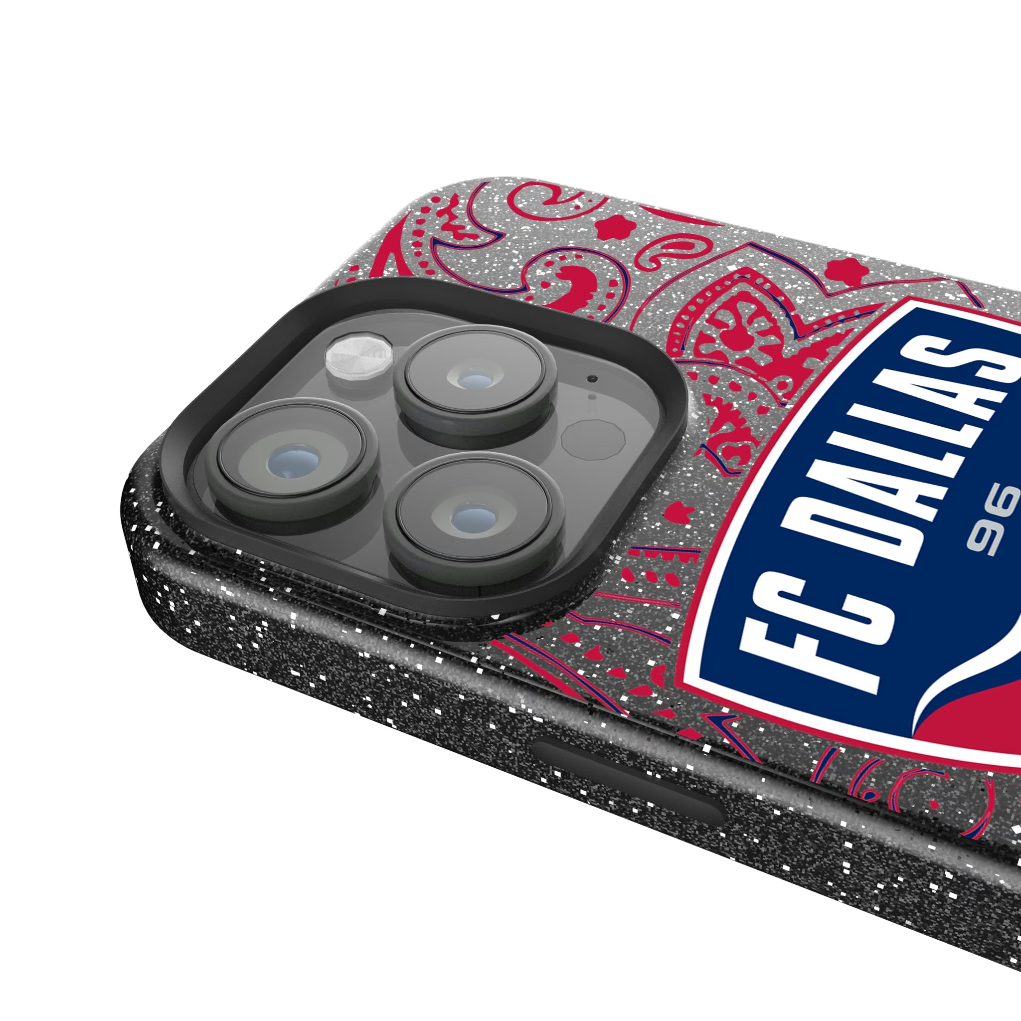 FC Dallas Paisley iPhone Bling Phone Case for Apple iPhone - Detail