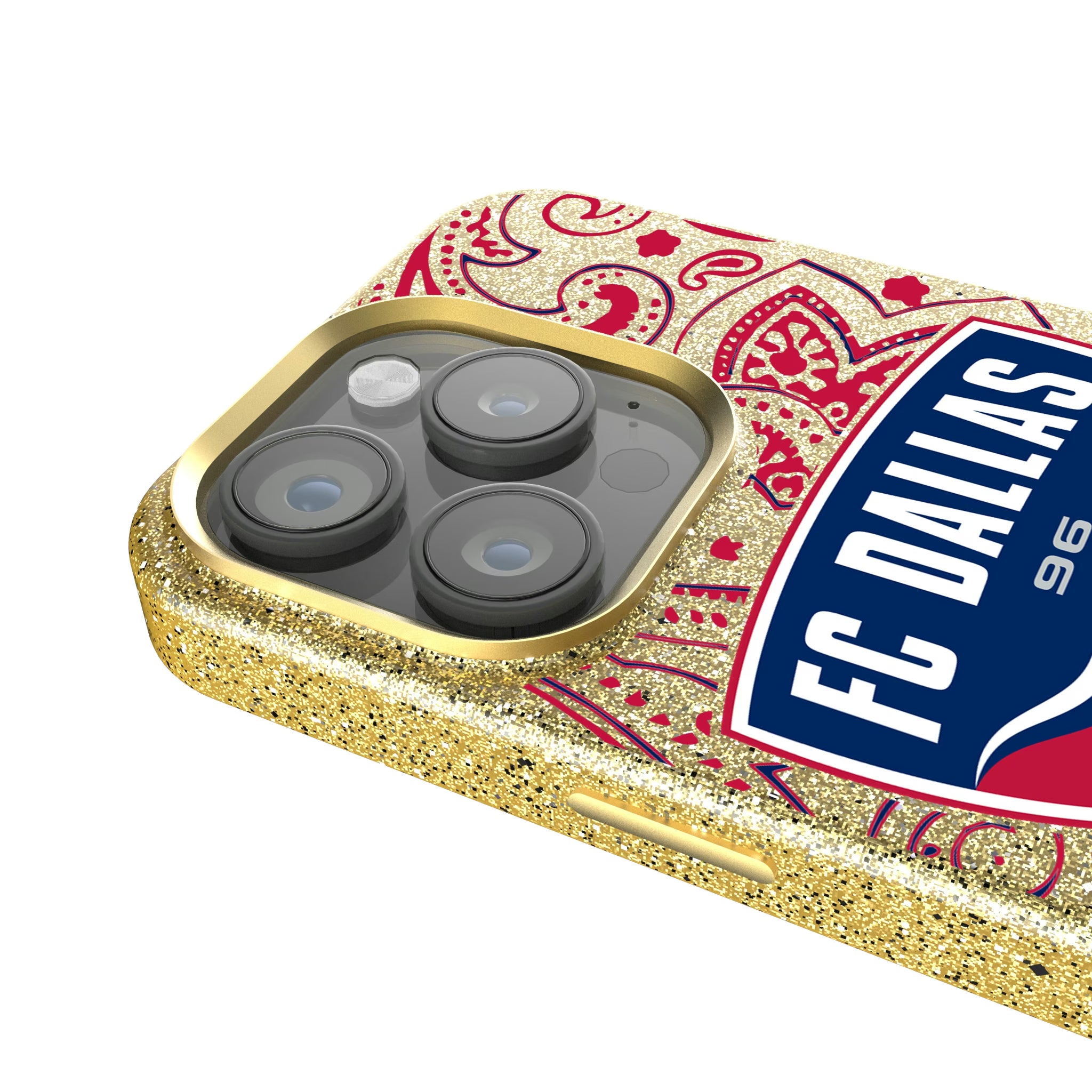 FC Dallas Paisley iPhone Bling Phone Case for Apple iPhone - Detail