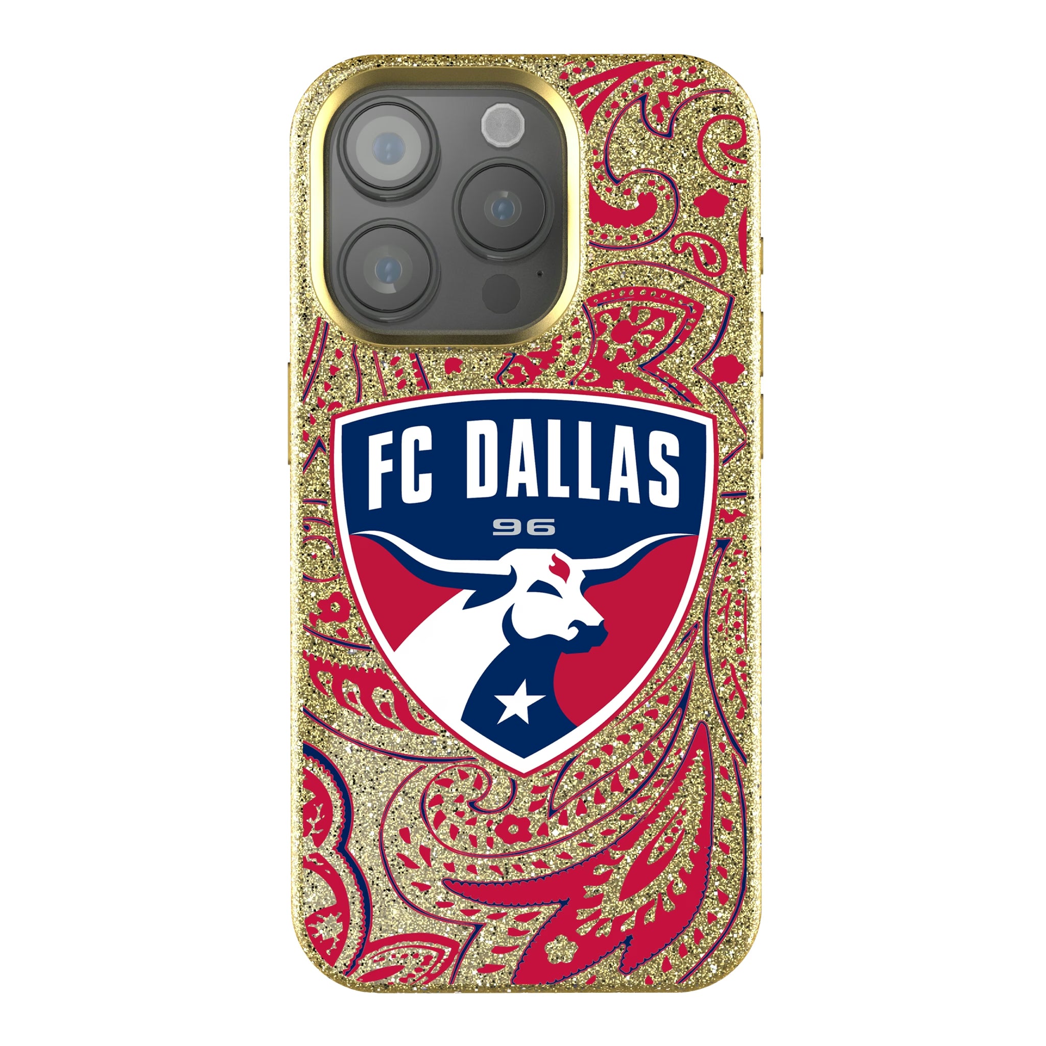 FC Dallas Paisley iPhone Bling Phone Case for Apple iPhone