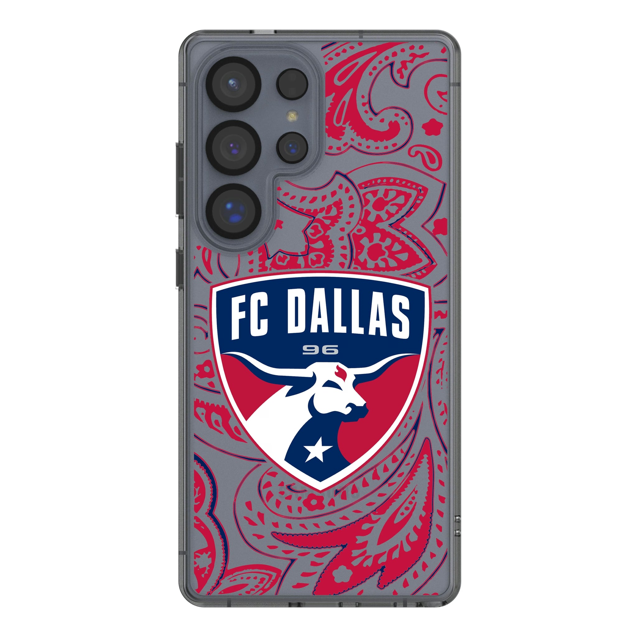 FC Dallas Paisley Galaxy Clear Phone Case for Samsung Galaxy