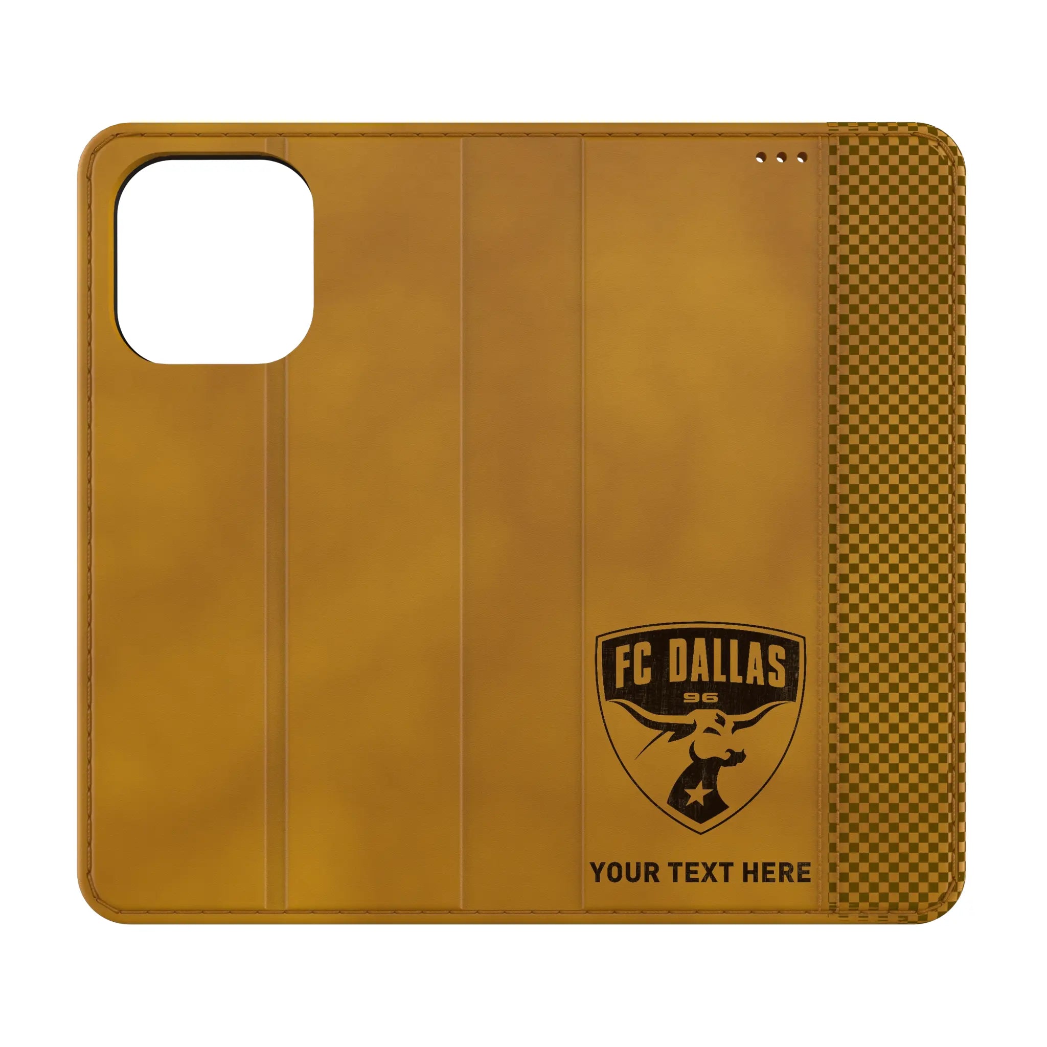 FC Dallas Personalized Burn iPhone Folio Phone Case for Apple iPhone