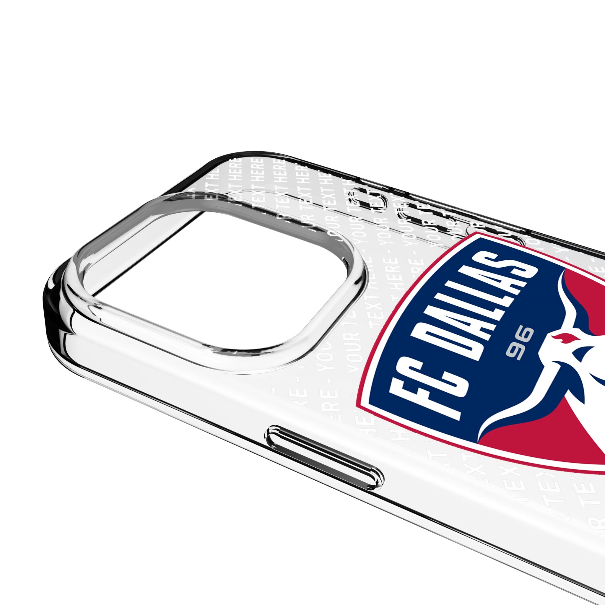 FC Dallas Personalized EndZone Plus iPhone Clear Phone Case for Apple iPhone - Detail