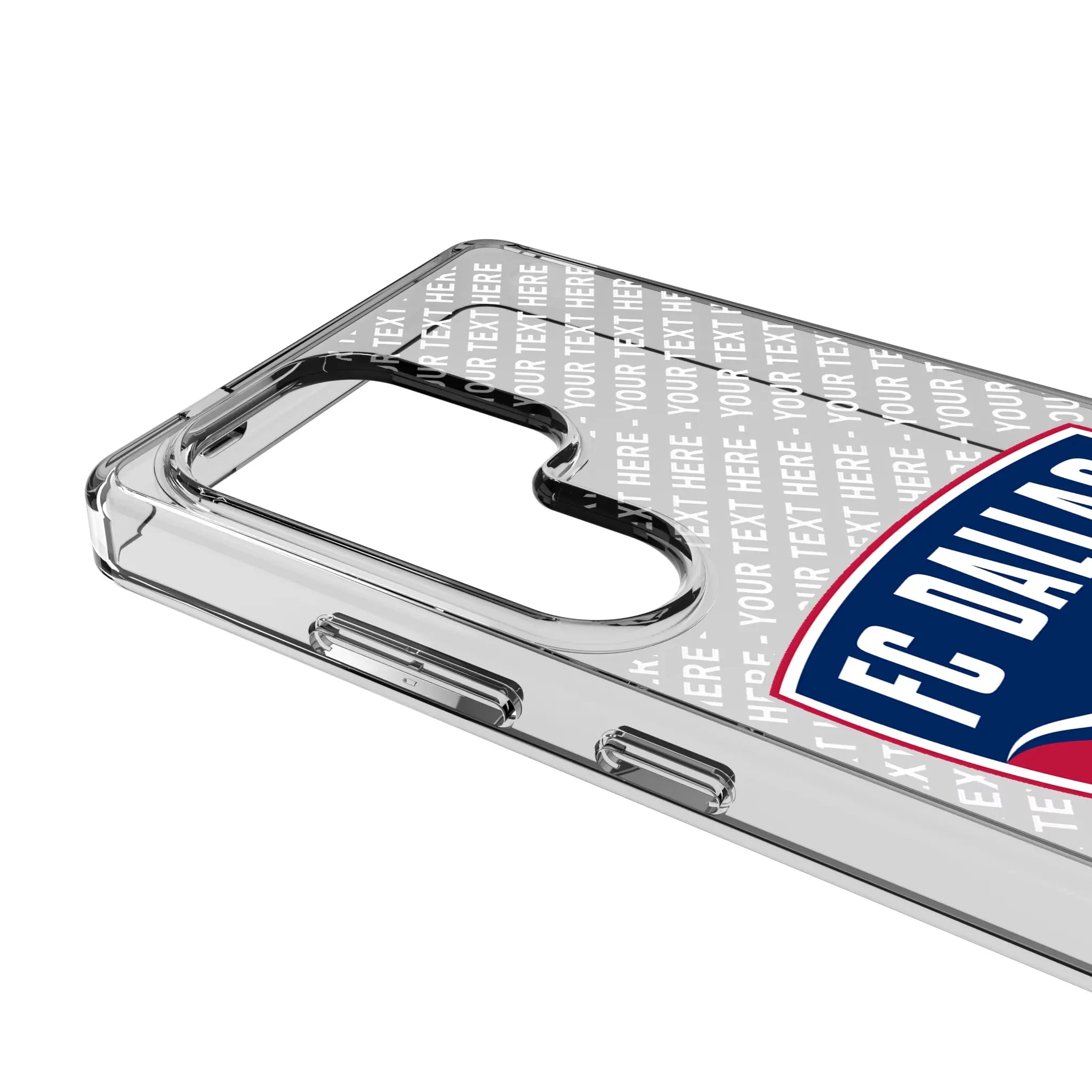 FC Dallas Personalized EndZone Plus Galaxy Clear Phone Case for Samsung Galaxy - Detail