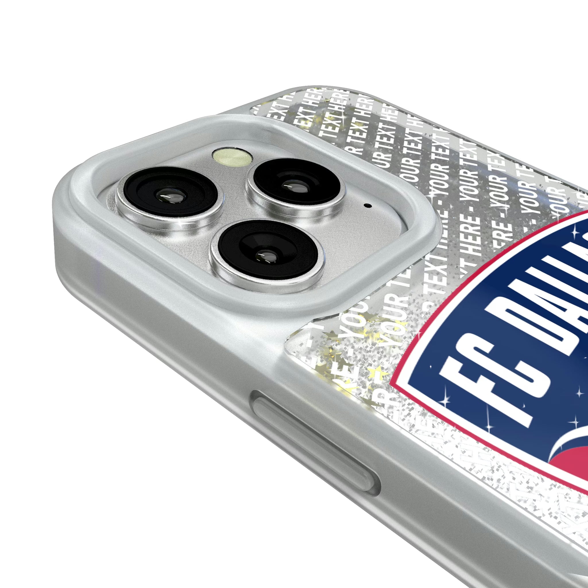 FC Dallas Personalized EndZone Plus iPhone Glitter Phone Case for Apple iPhone - Detail#Device_iPhone 16 Pro