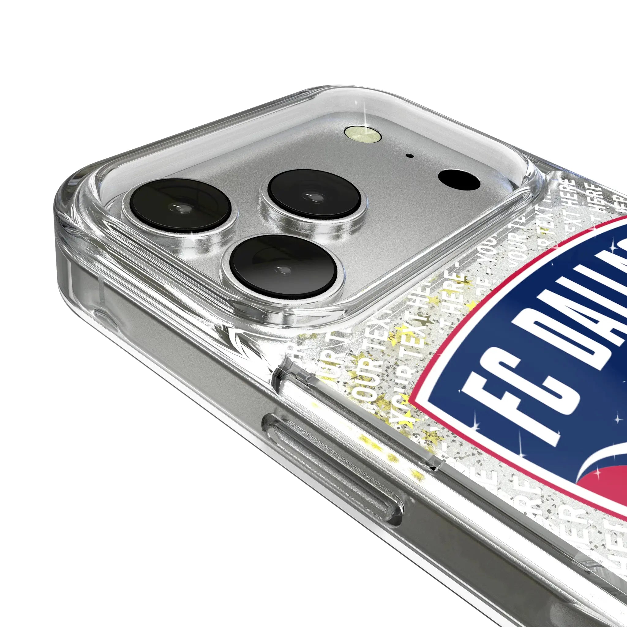 FC Dallas Personalized EndZone Plus iPhone Glitter Phone Case for Apple iPhone - Detail