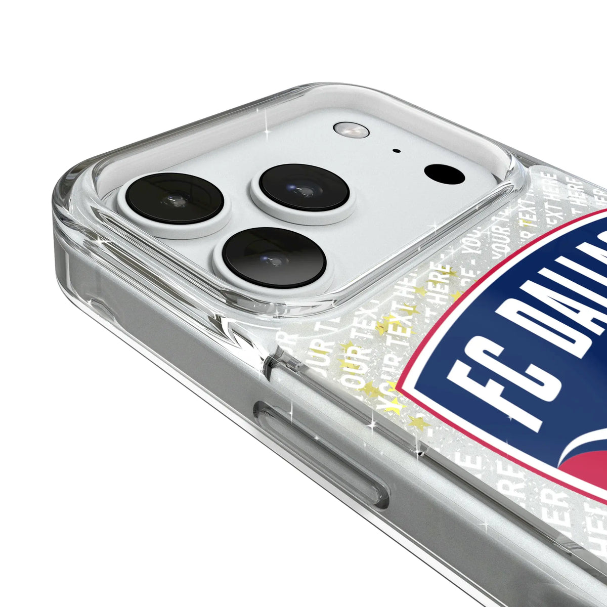 FC Dallas Personalized EndZone Plus iPhone Glitter Phone Case for Apple iPhone - Detail#Device_iPhone 18 Pro