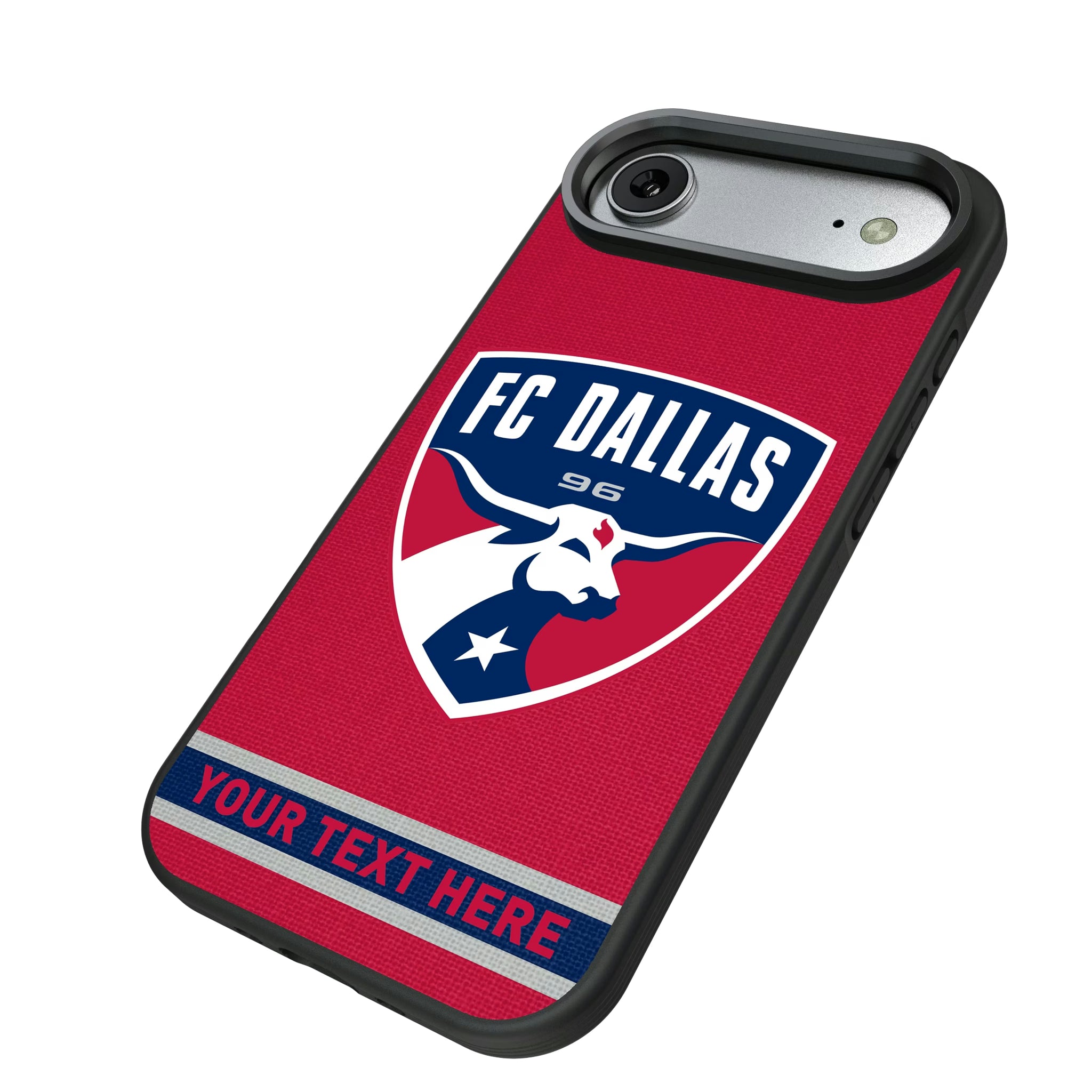 FC Dallas Personalized Stripe iPhone Bump Phone Case for Apple iPhone - Isometric View#Device_iPhone Air