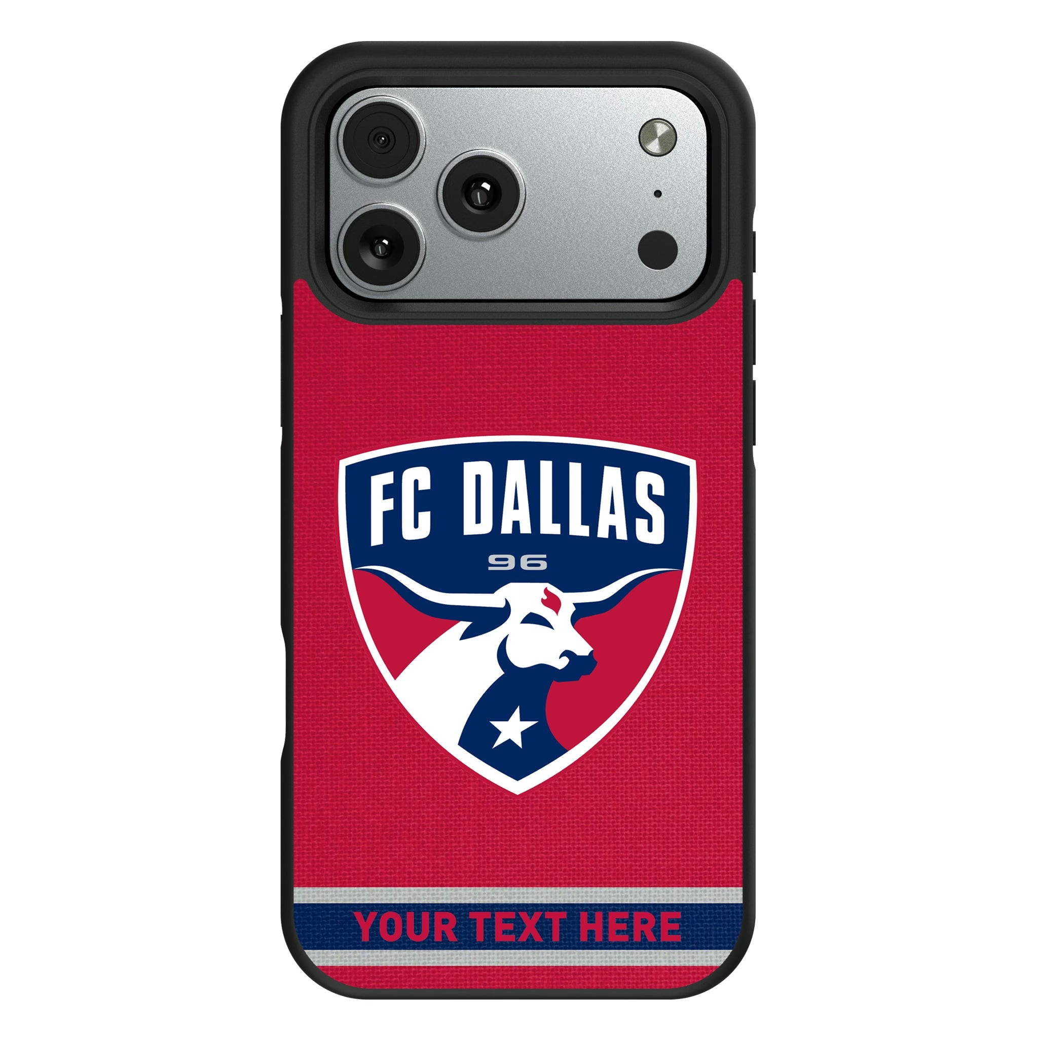 FC Dallas Personalized Stripe iPhone Bump Phone Case for Apple iPhone#Device_iPhone 17 Pro Max