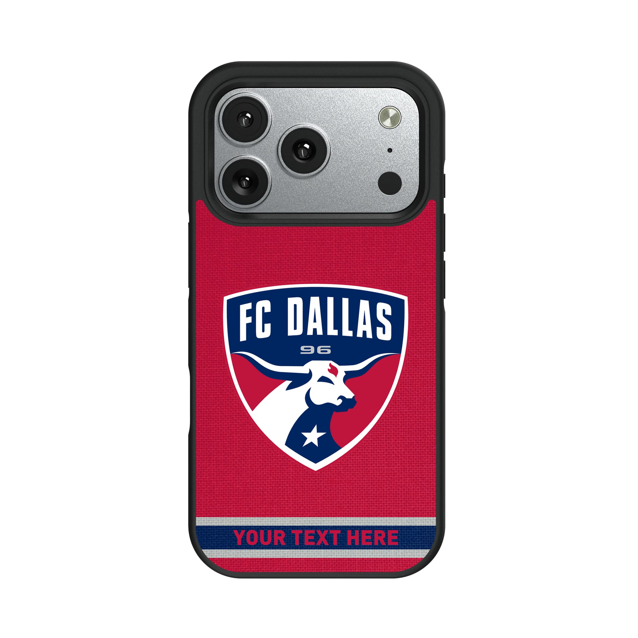 FC Dallas Personalized Stripe iPhone Bump Phone Case for Apple iPhone#Device_iPhone 17 Pro