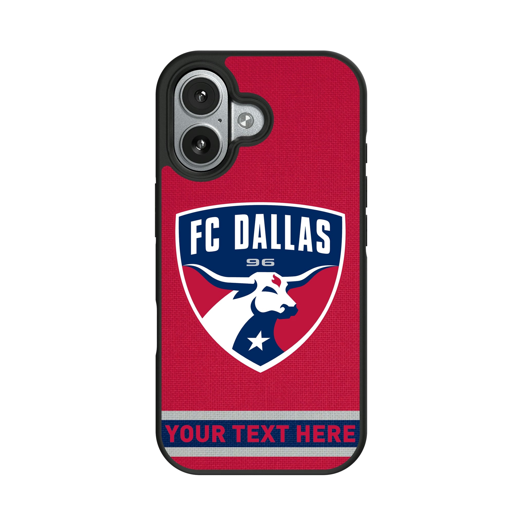 FC Dallas Personalized Stripe iPhone Bump Phone Case for Apple iPhone#Device_iPhone 17