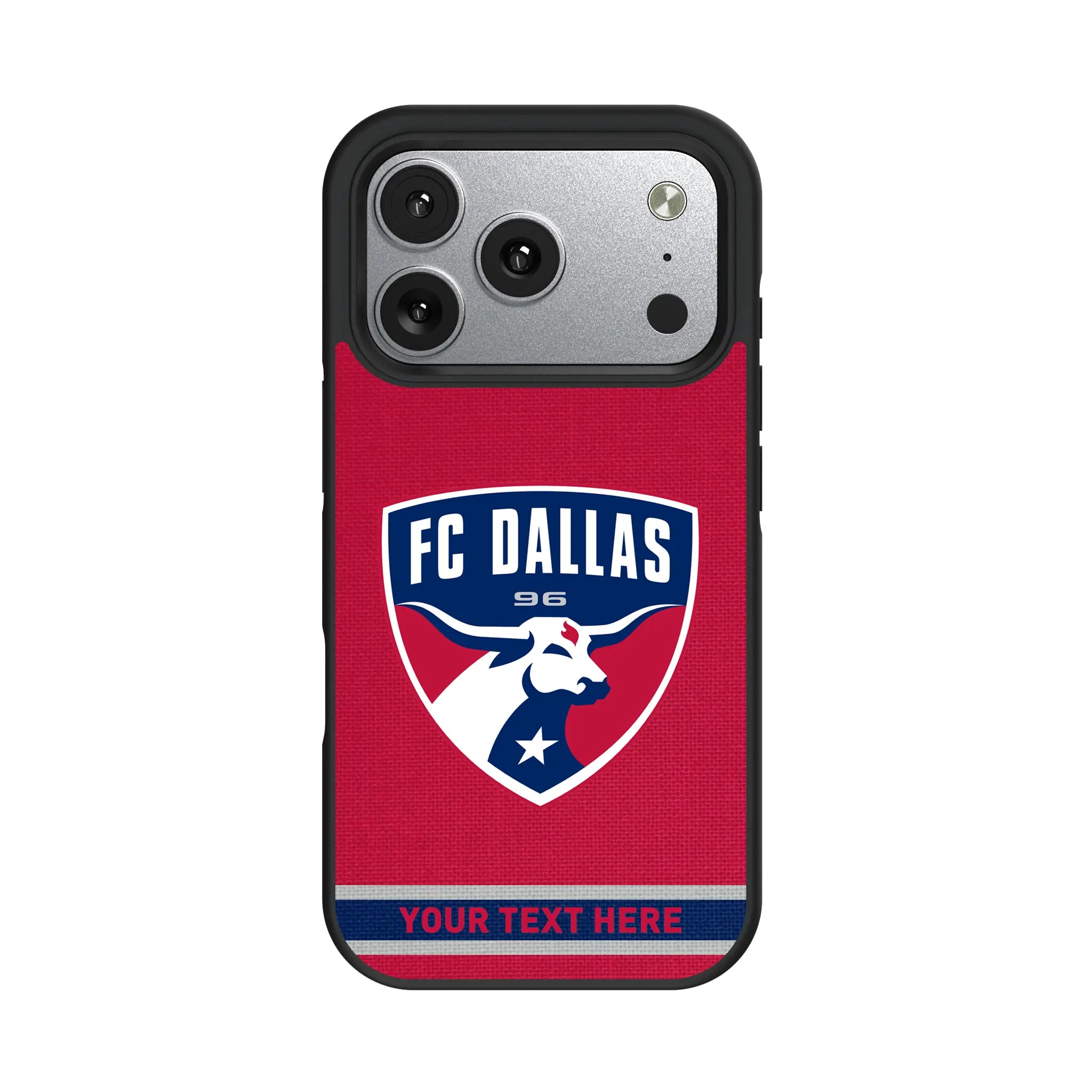 FC Dallas Personalized Stripe iPhone Bump Phone Case for Apple iPhone#Device_iPhone 17 Pro