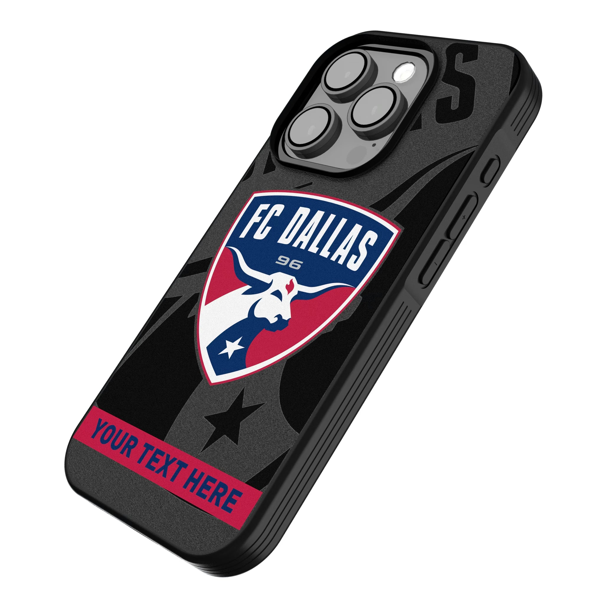 FC Dallas Personalized Tilt iPhone Bump Phone Case for Apple iPhone - Isometric View