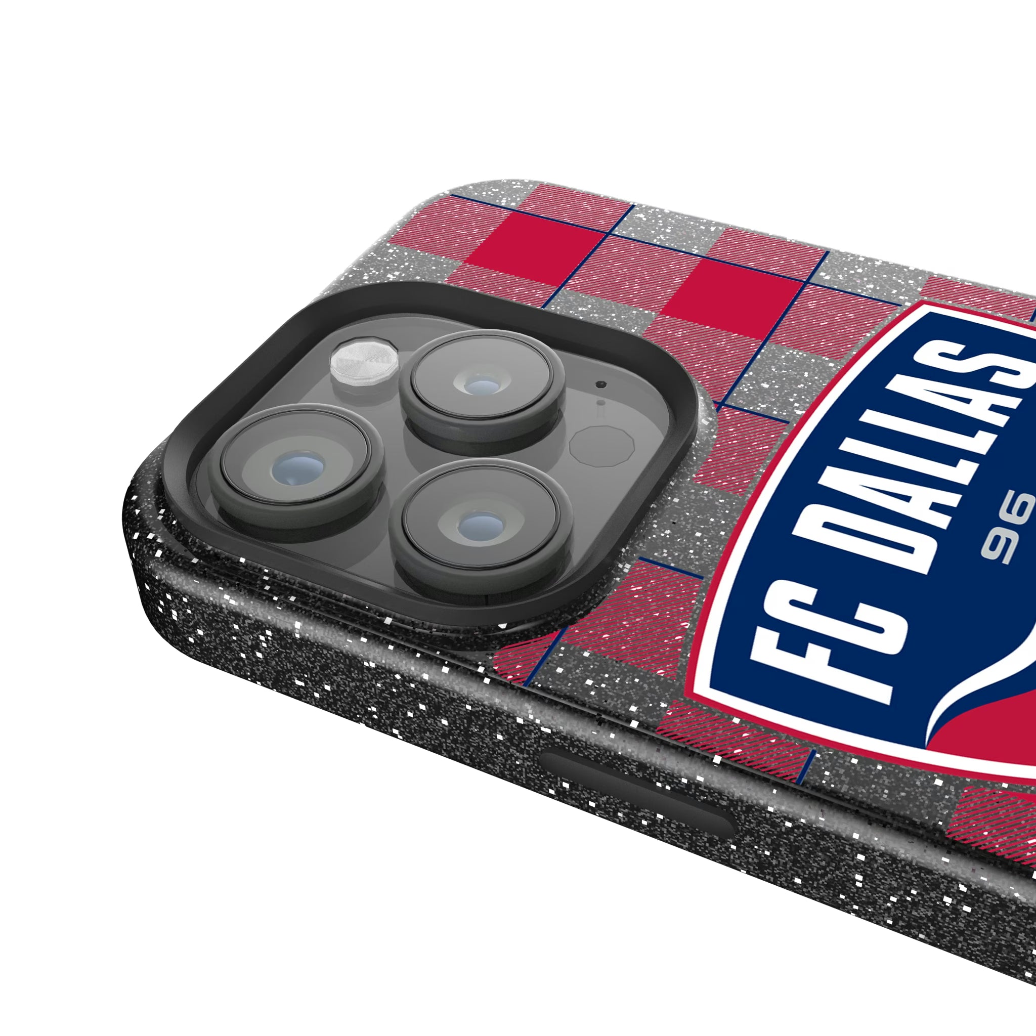FC Dallas Plaid iPhone Bling Phone Case for Apple iPhone - Detail