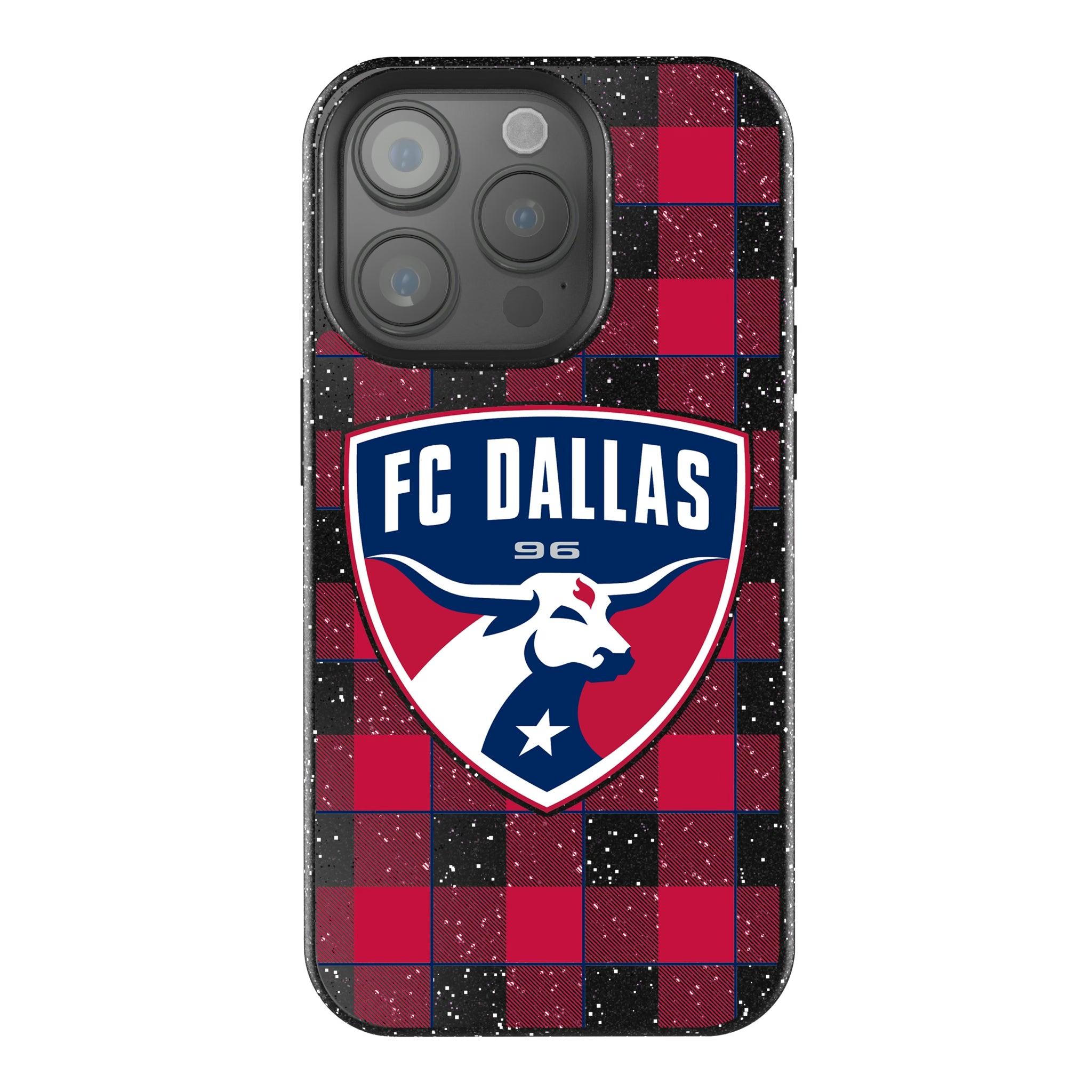 FC Dallas Plaid iPhone Bling Phone Case for Apple iPhone