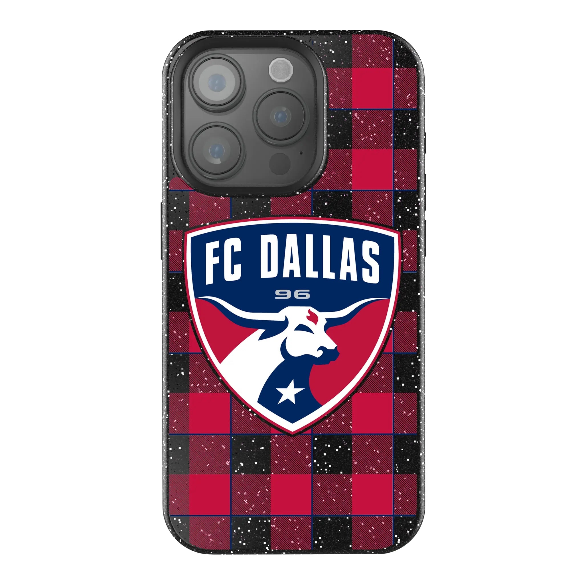 FC Dallas Plaid iPhone Bling Phone Case for Apple iPhone