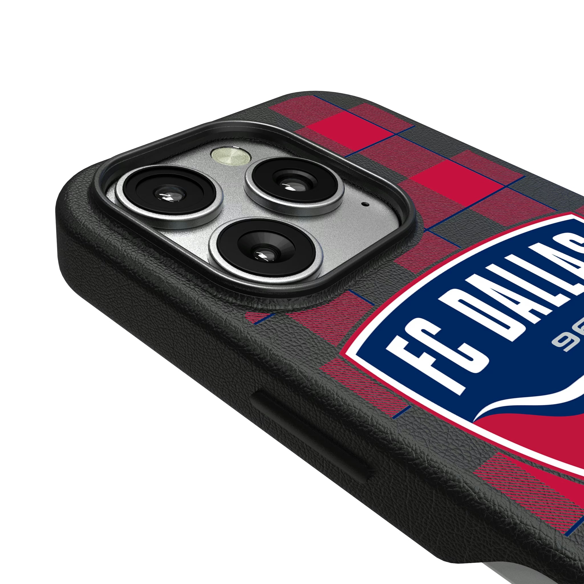 FC Dallas Plaid iPhone MagSafe Compatible Phone Case for Apple iPhone - Detail