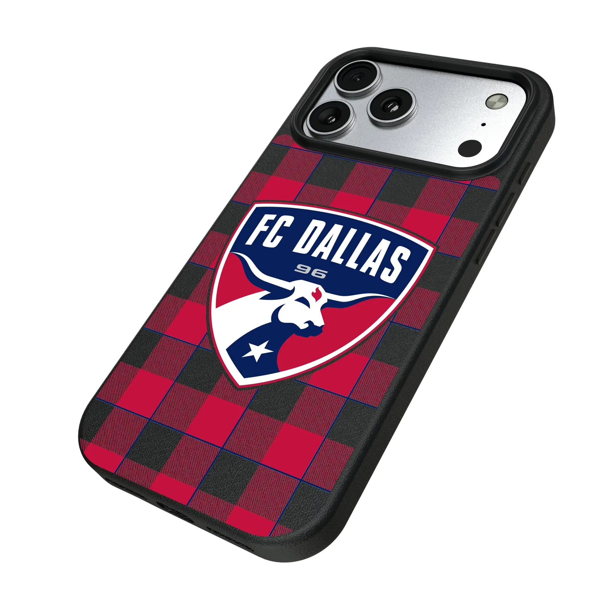 FC Dallas Plaid iPhone MagSafe Compatible Phone Case for Apple iPhone - Isometric View#Device_iPhone 17 Pro Max