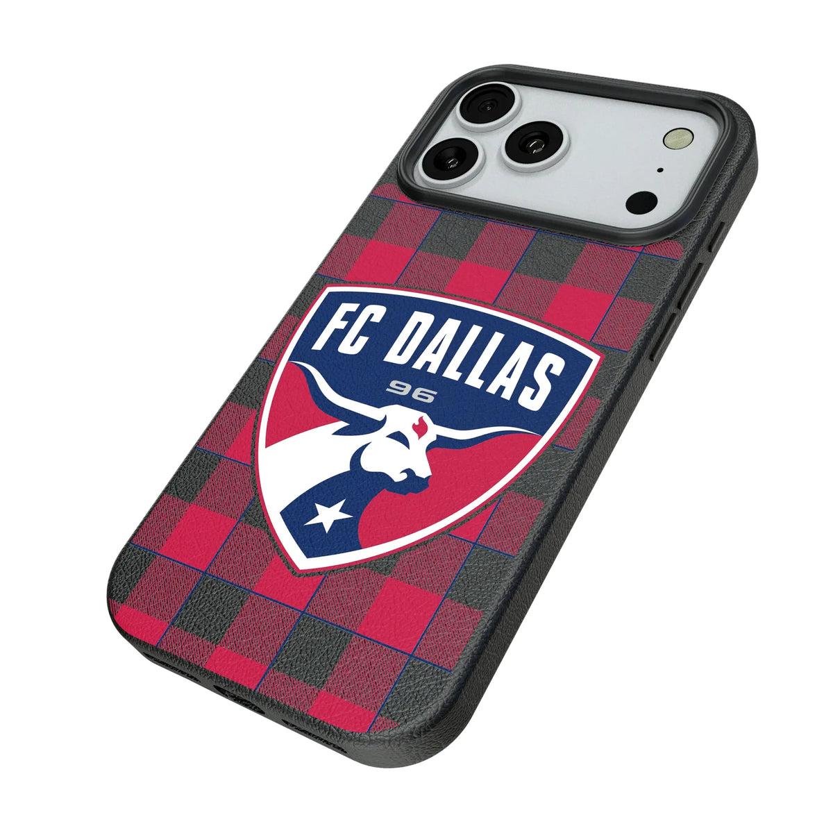 FC Dallas Plaid iPhone MagSafe Compatible Phone Case for Apple iPhone - Isometric View#Device_iPhone 18 Pro Max