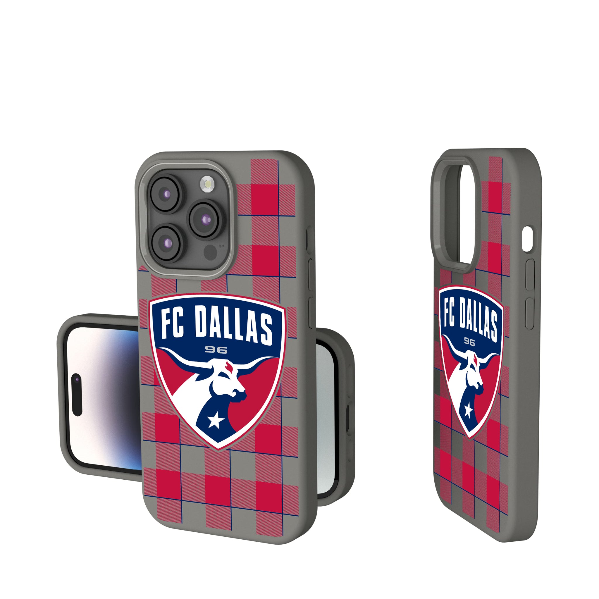 FC Dallas Plaid iPhone Soft Touch Phone Case for Apple iPhone