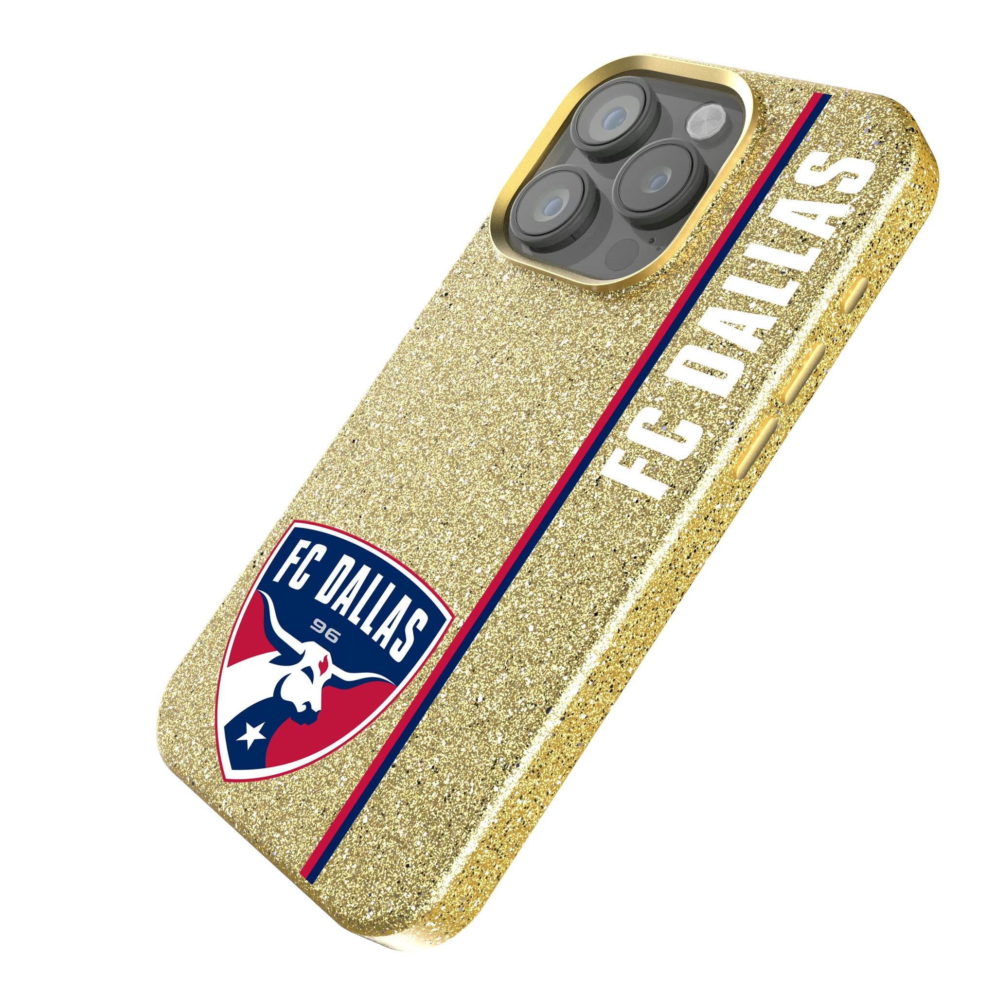FC Dallas Sidebar iPhone Bling Phone Case for Apple iPhone - Isometric View