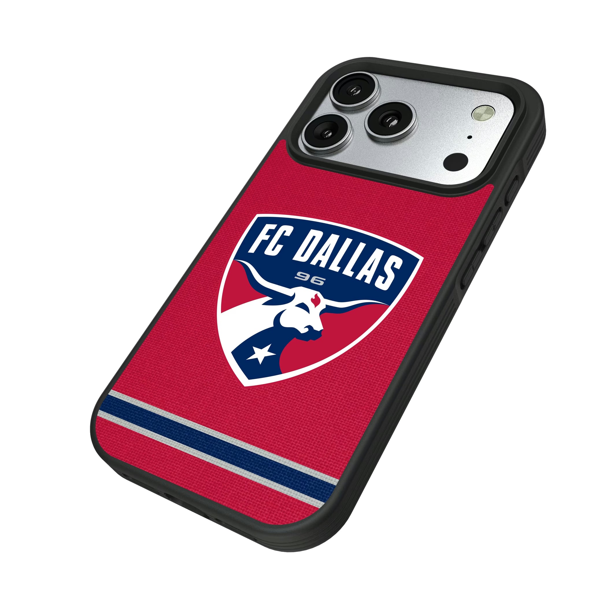 FC Dallas Stripe iPhone Bump Phone Case for Apple iPhone - Isometric View#Device_iPhone 17 Pro