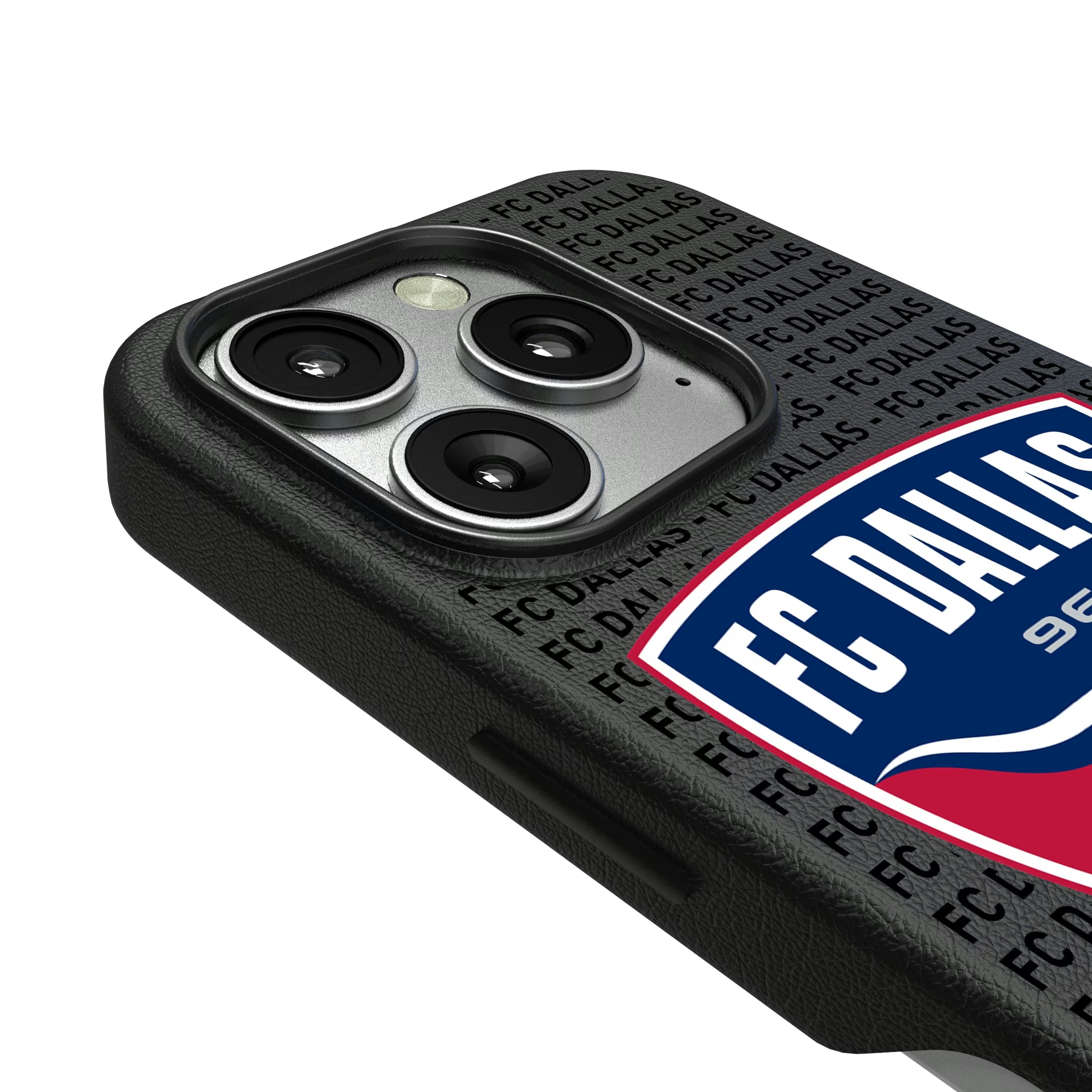 FC Dallas Text Backdrop iPhone MagSafe Compatible Phone Case for Apple iPhone - Detail