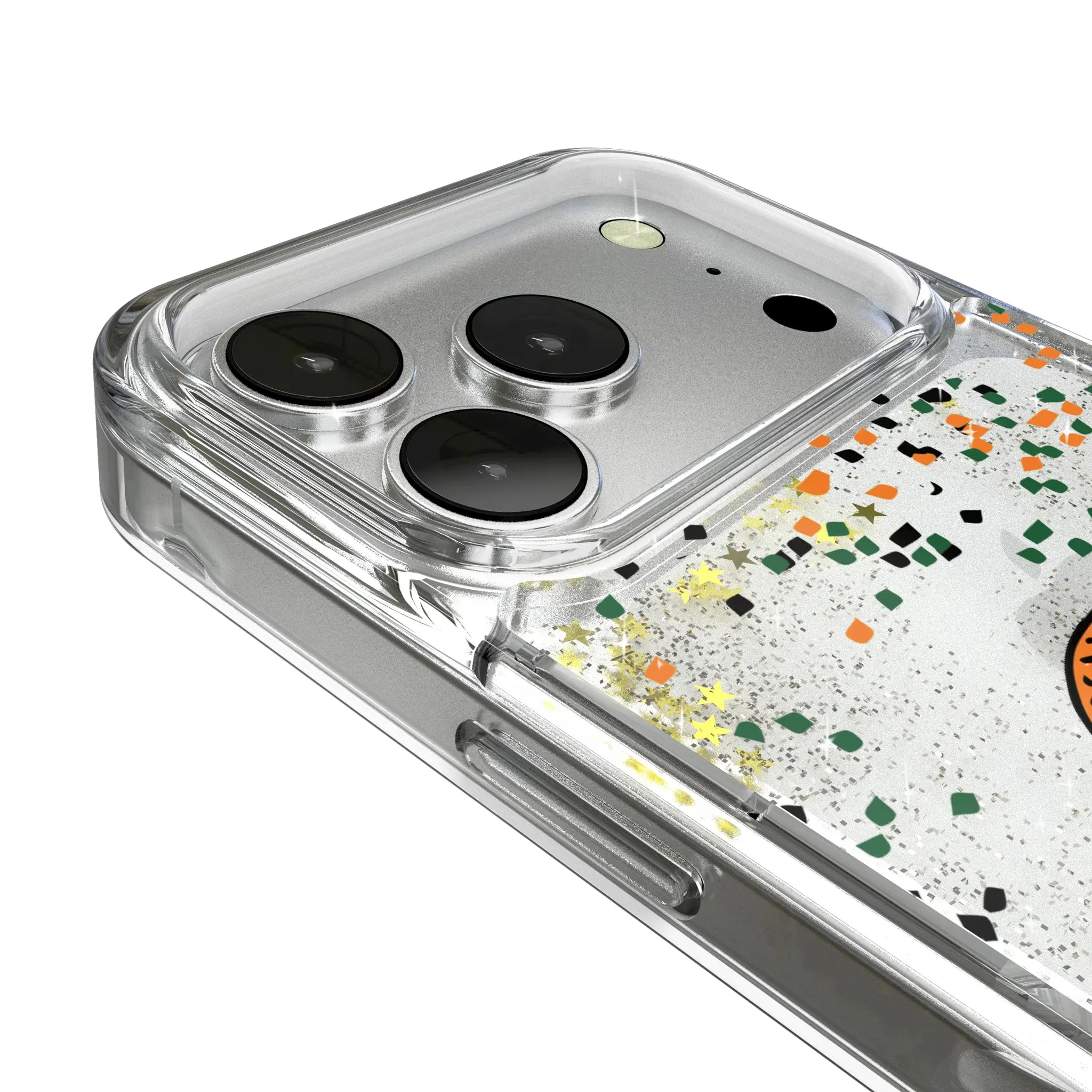 Florida A&M University Rattlers Confetti iPhone Glitter Phone Case for Apple iPhone - Detail