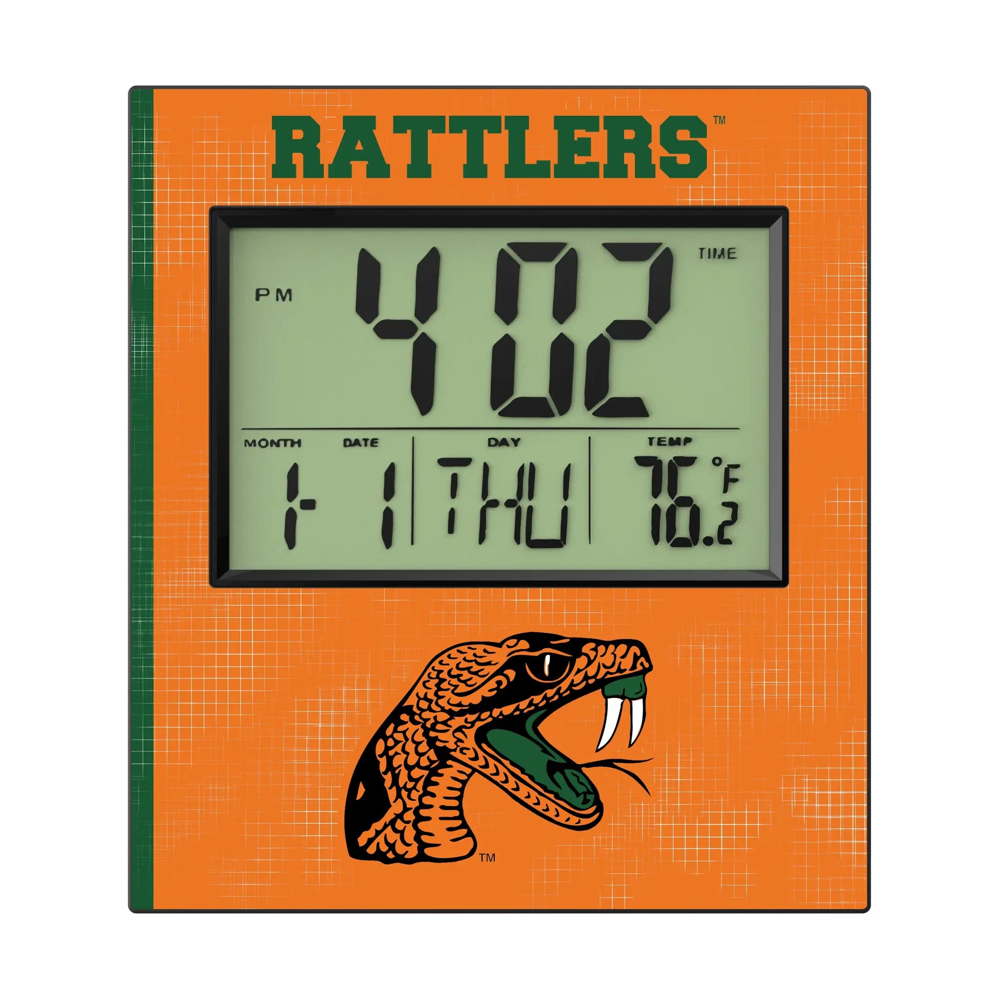 Florida A&M University Rattlers Hatch Wall Clock