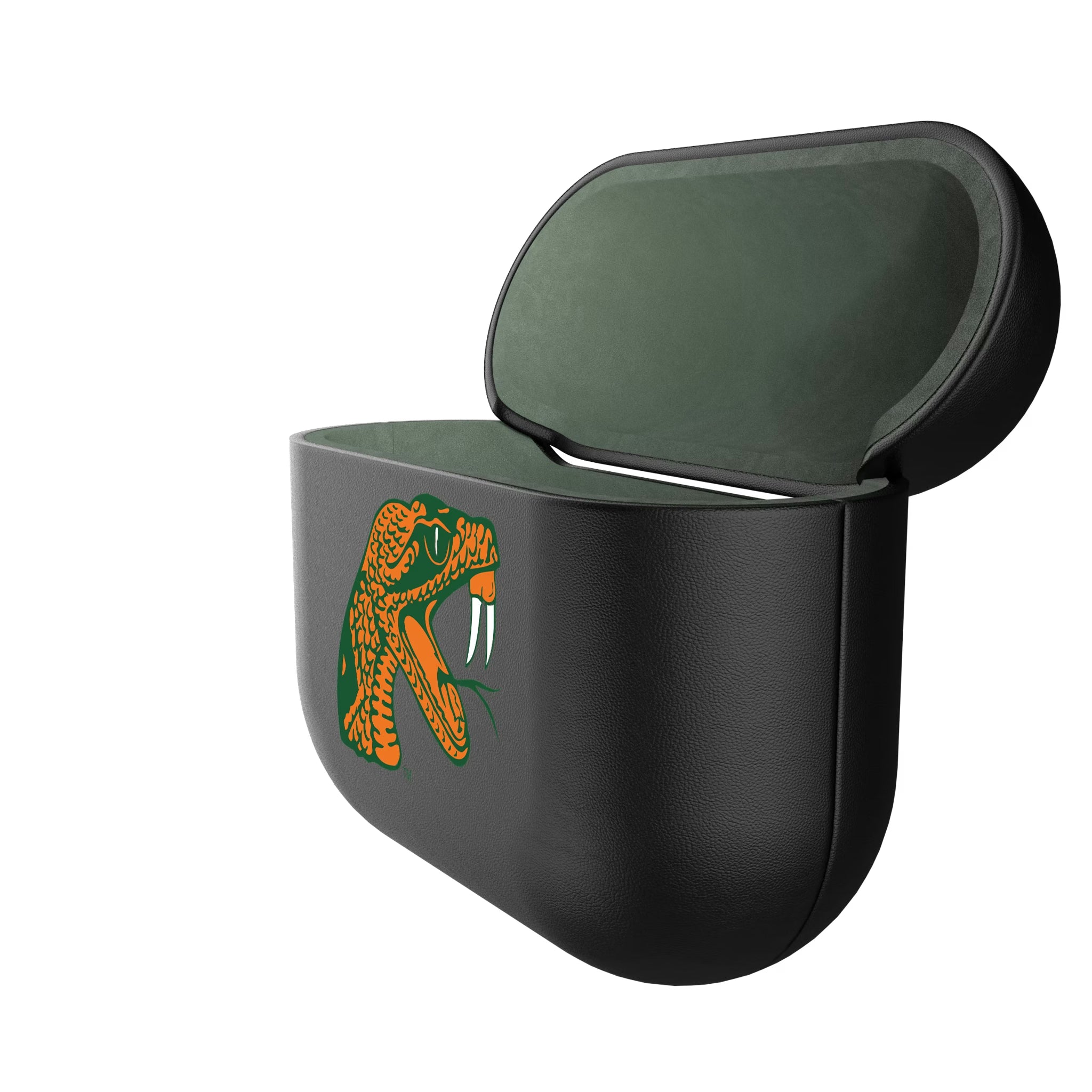 Florida A&M University Rattlers Insignia AirPods AirPod Case Cover - Isometric View#Device_AirPods 3rd Gen