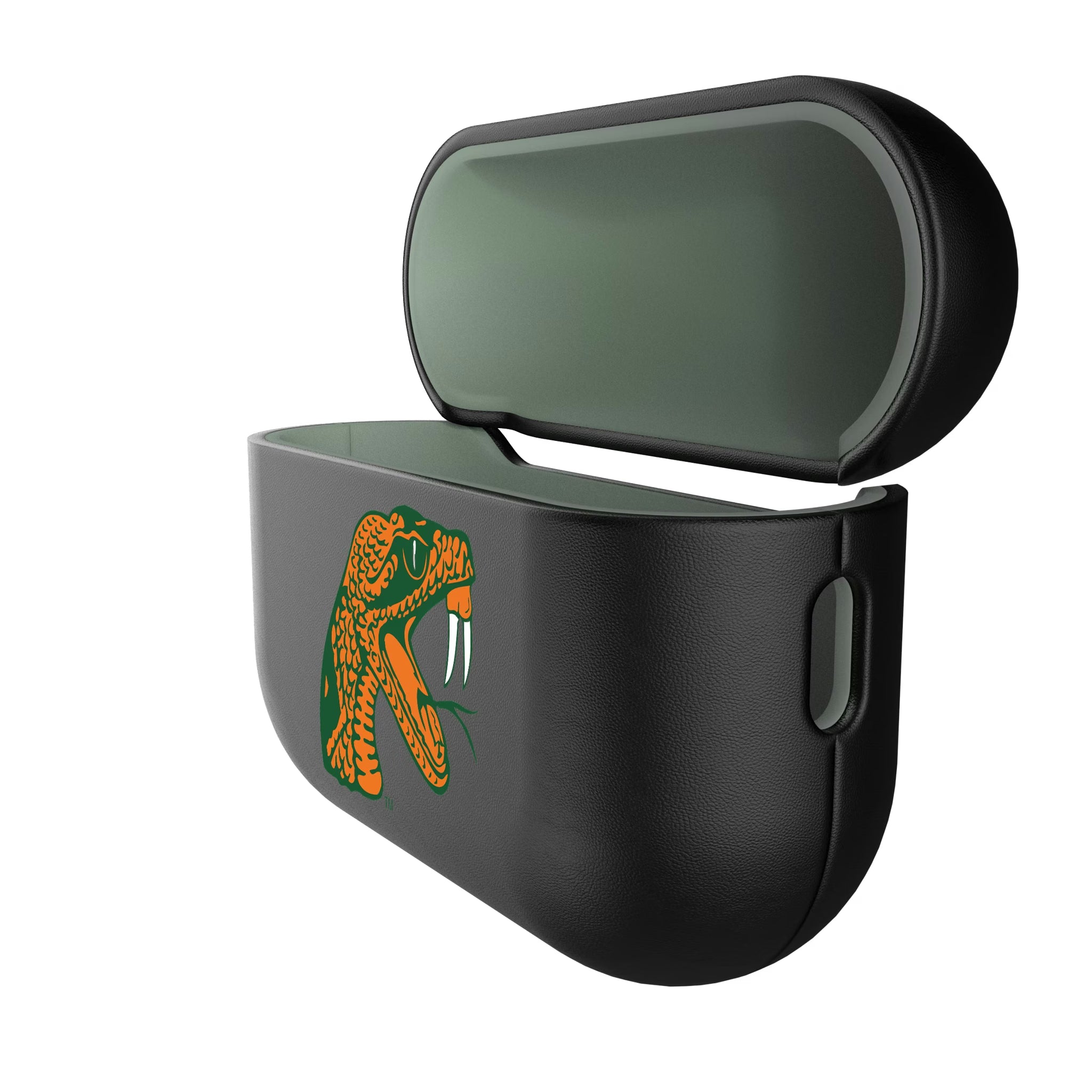 Florida A&M University Rattlers Insignia AirPods AirPod Case Cover - Isometric View#Device_AirPods Pro 3