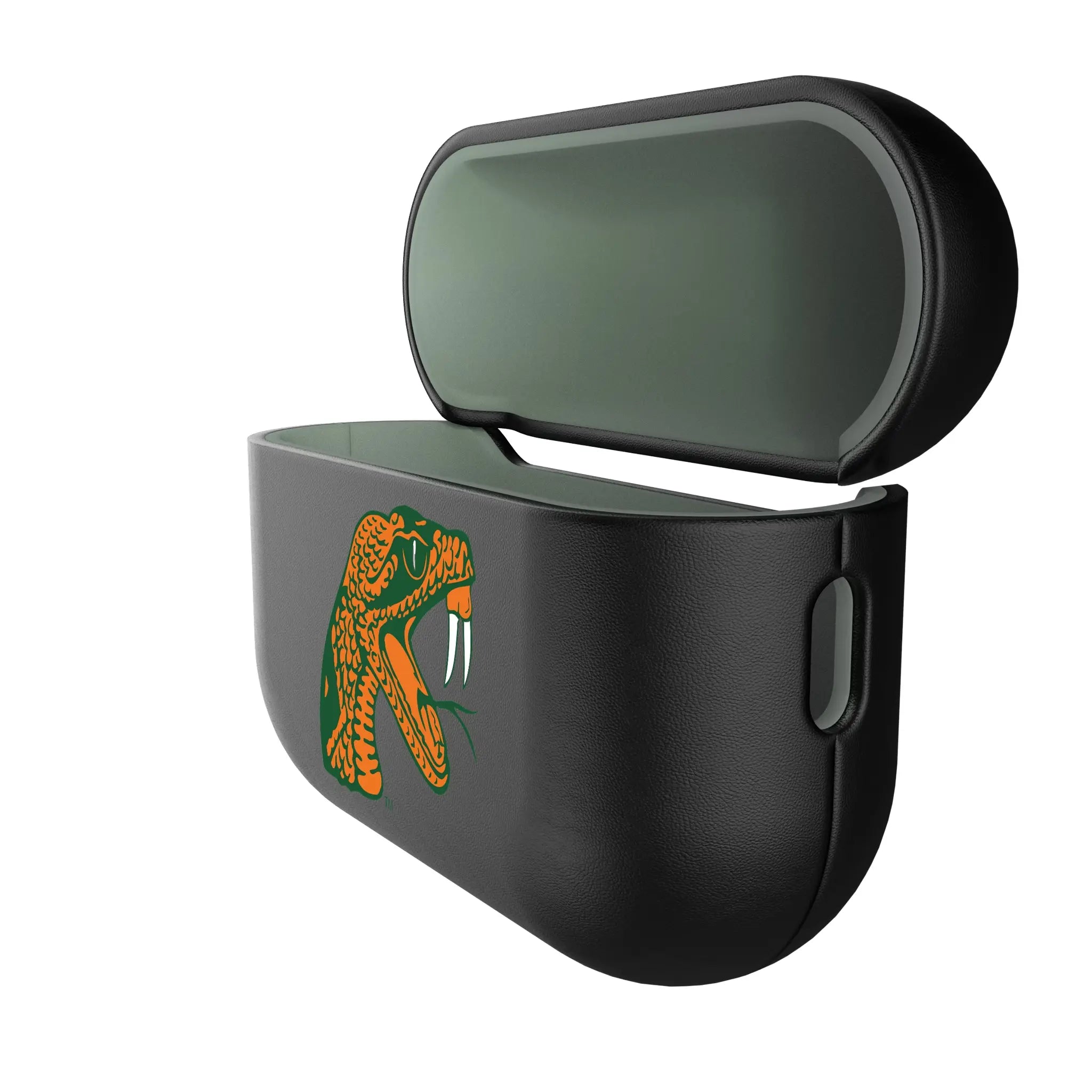 Florida A&M University Rattlers Insignia AirPods AirPod Case Cover - Isometric View#Device_AirPods Pro 3